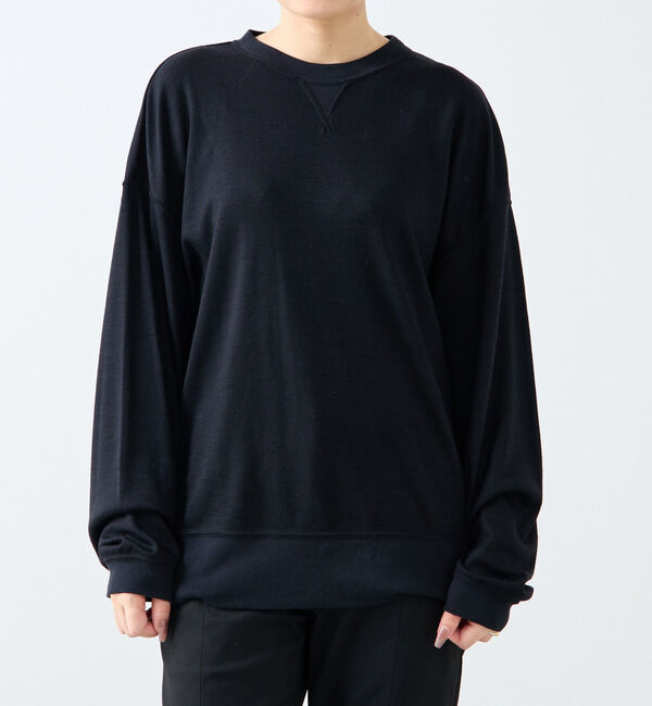 A_「【A＿/エース】ウールスムースプルオーバー」|その他|ブラック