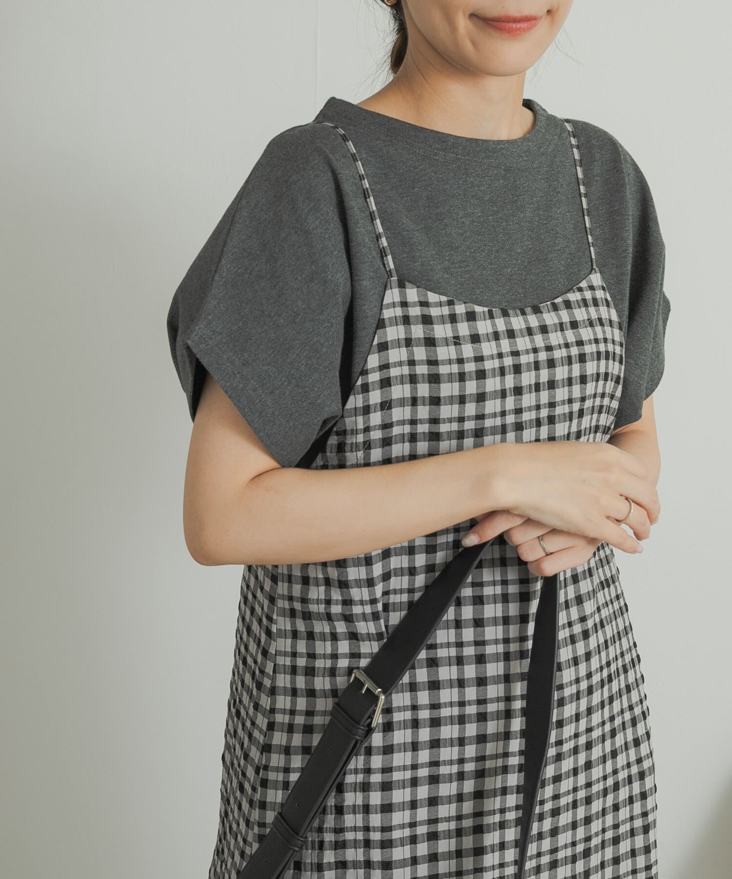 URBAN RESEARCH DOORS「『UR TECH ひやサラクール』ドライコットンボートネックプルオーバー」|Tシャツ・カットソー|