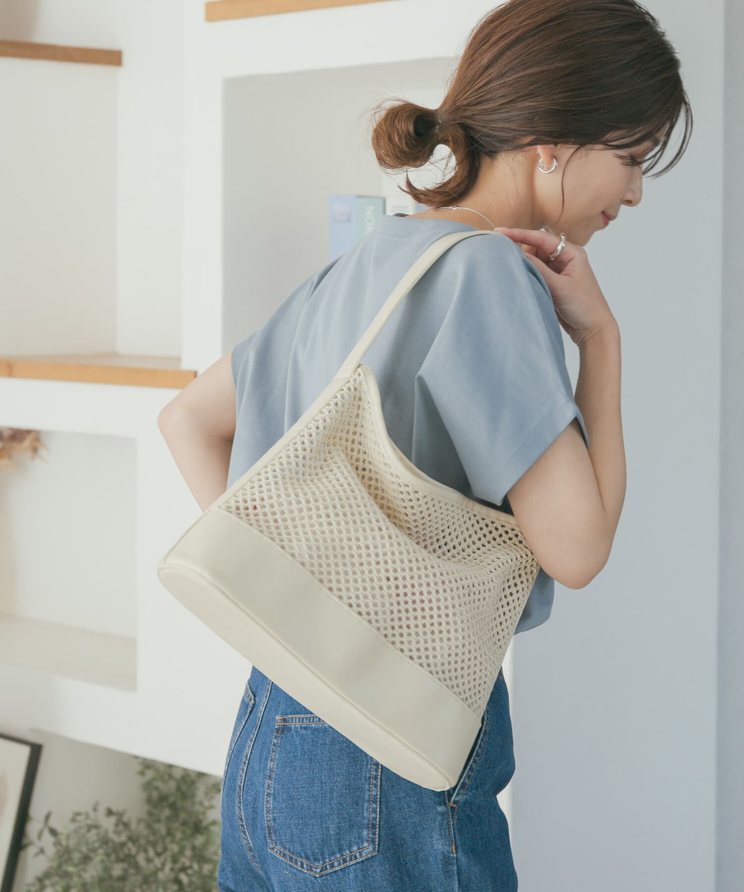 URBAN RESEARCH DOORS「『UR TECH ひやサラクール』ドライコットンボートネックプルオーバー」|Tシャツ・カットソー|