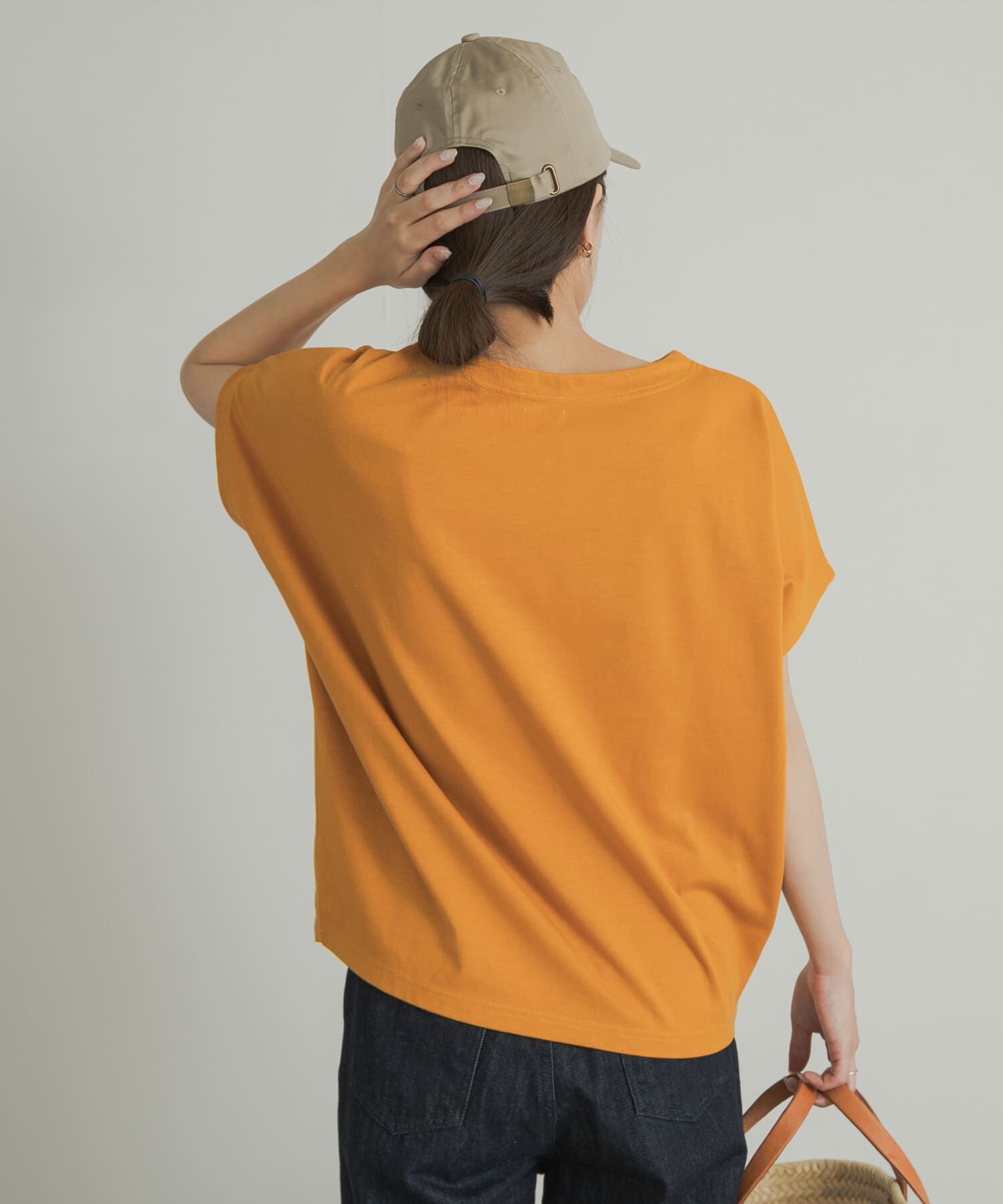 URBAN RESEARCH DOORS「『UR TECH ひやサラクール』ドライコットンボートネックプルオーバー」|Tシャツ・カットソー|