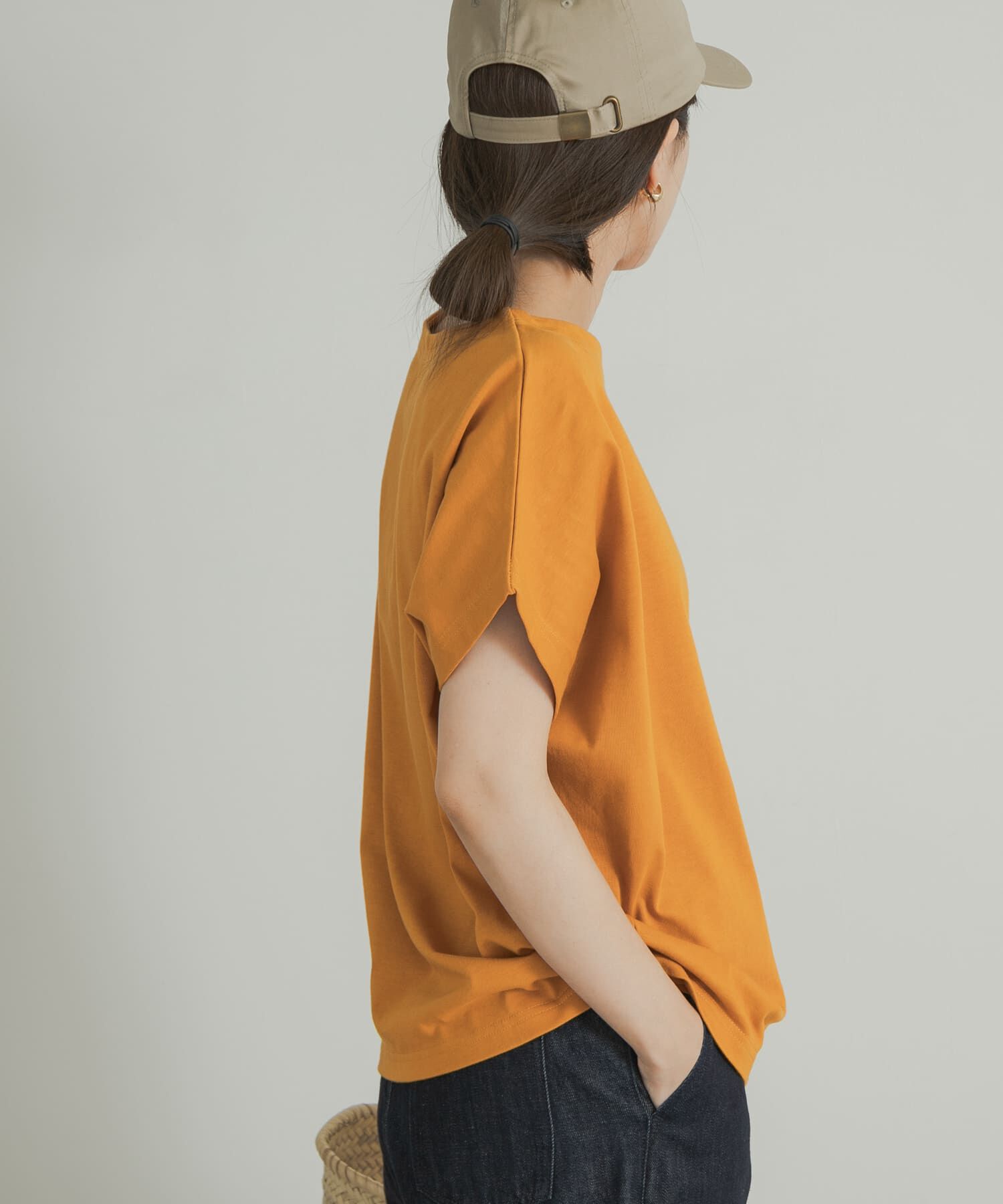 URBAN RESEARCH DOORS「『UR TECH ひやサラクール』ドライコットンボートネックプルオーバー」|Tシャツ・カットソー|