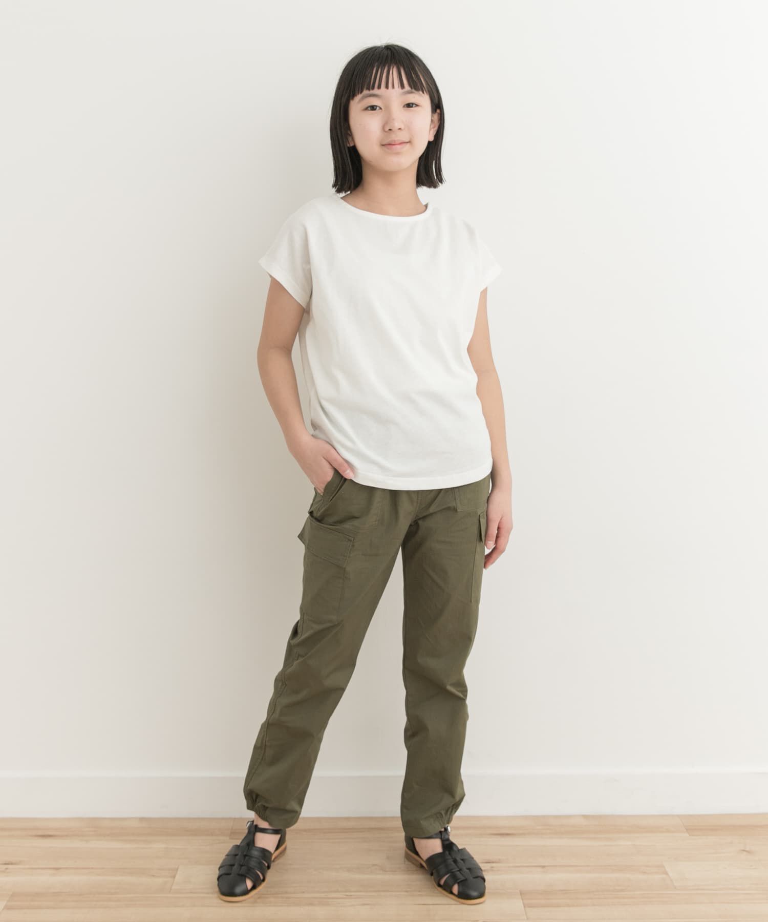 URBAN RESEARCH DOORS「『親子リンク』add fabrics防汚Tシャツ(KIDS)」|その他|