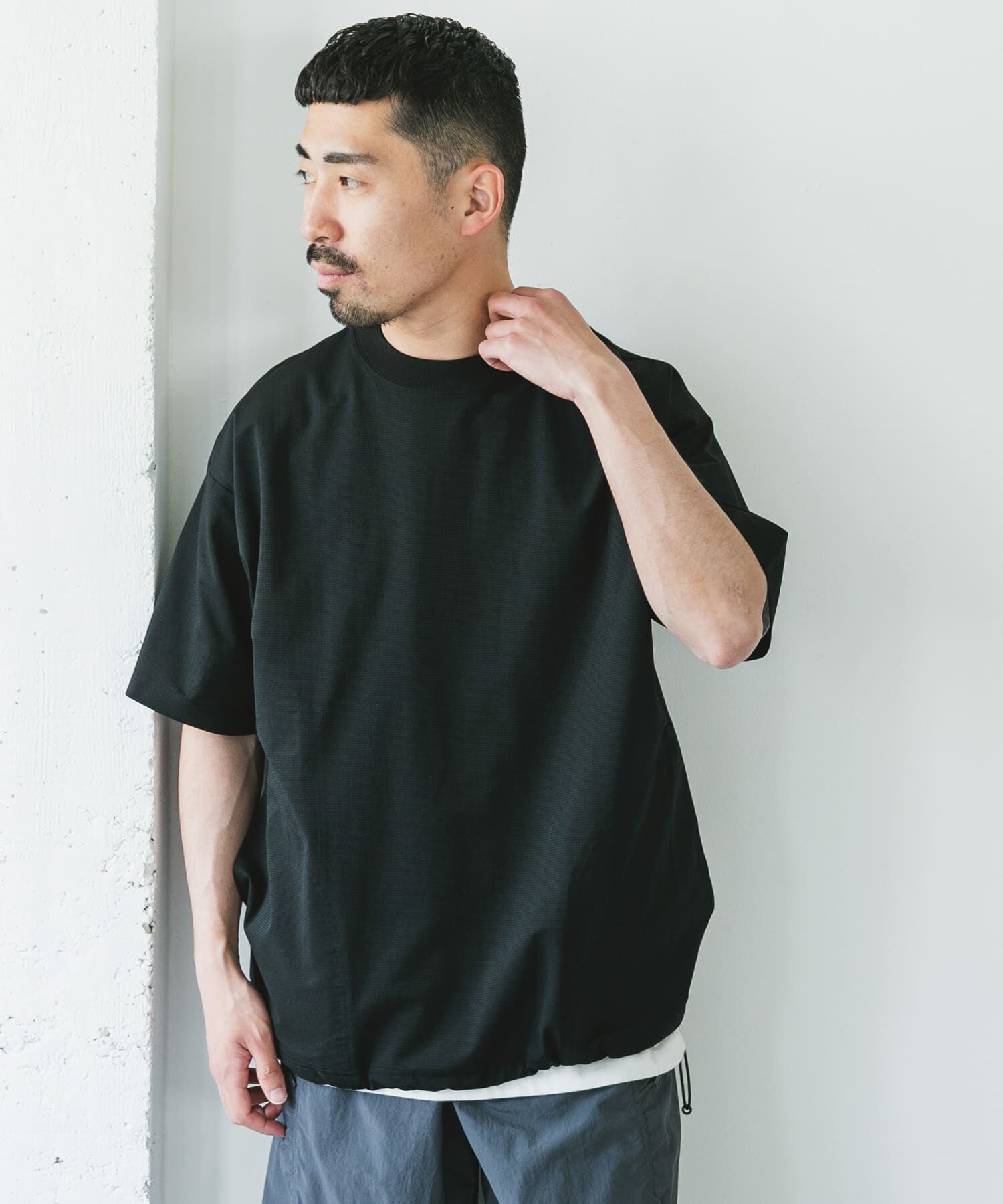 URBAN RESEARCH DOORS「『XLｻｲｽﾞ/WEB限定』『吸水速乾/接触冷感/ｲｰｼﾞｰｹｱ』ｸｲｯｸﾄ  」|Tシャツ・カットソー|