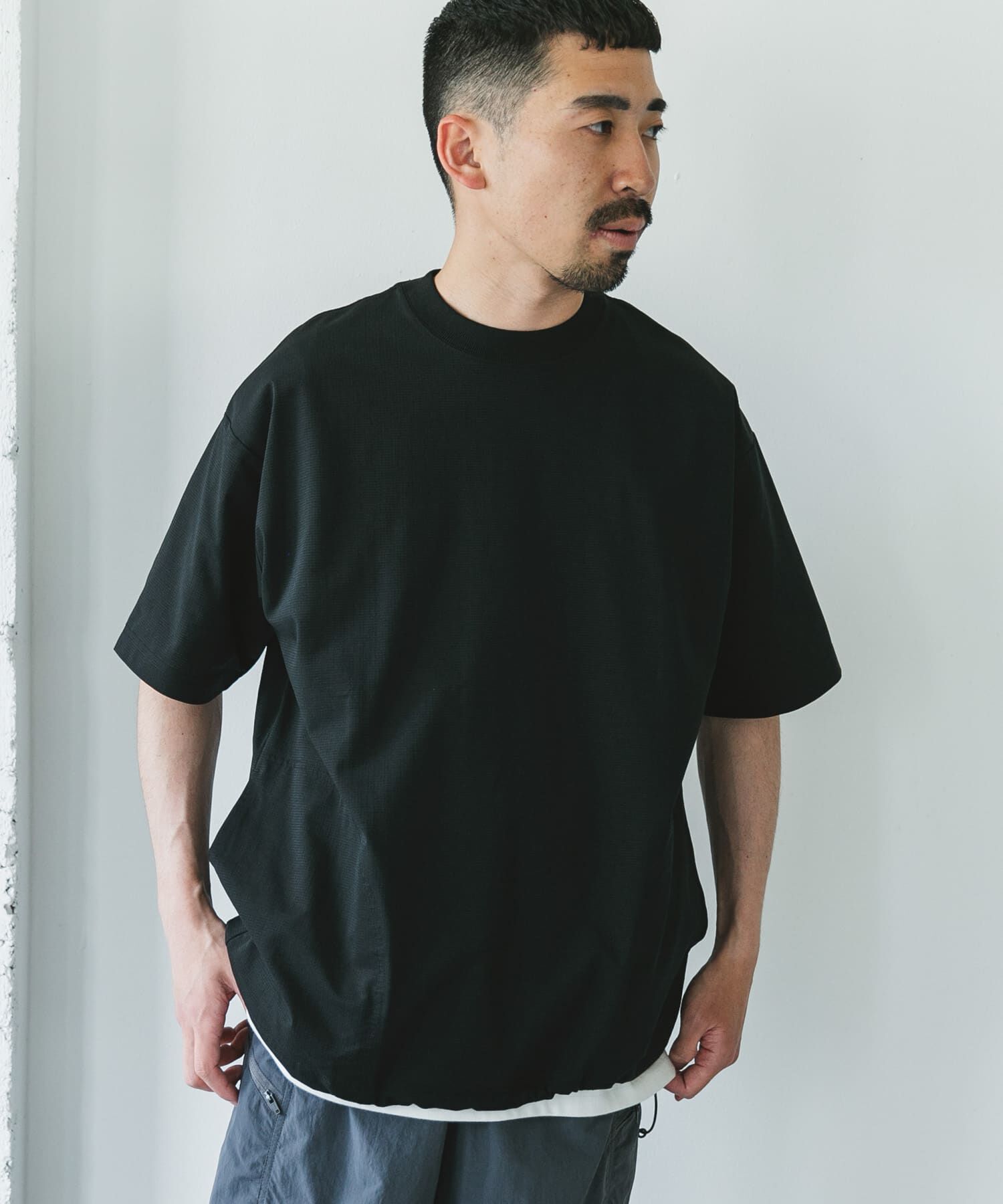 URBAN RESEARCH DOORS「『XLｻｲｽﾞ/WEB限定』『吸水速乾/接触冷感/ｲｰｼﾞｰｹｱ』ｸｲｯｸﾄ  」|Tシャツ・カットソー|
