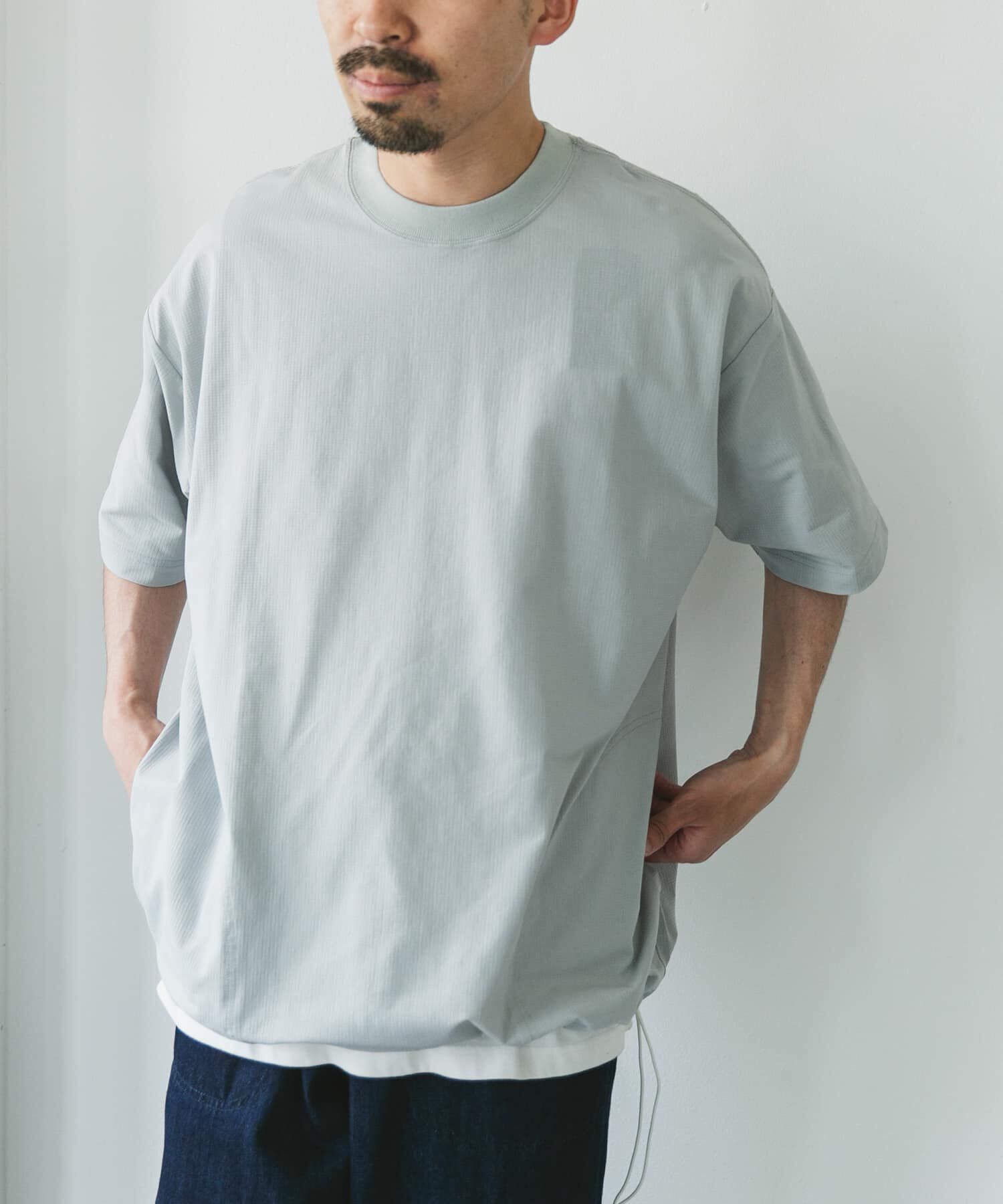 URBAN RESEARCH DOORS「『XLｻｲｽﾞ/WEB限定』『吸水速乾/接触冷感/ｲｰｼﾞｰｹｱ』ｸｲｯｸﾄ  」|Tシャツ・カットソー|