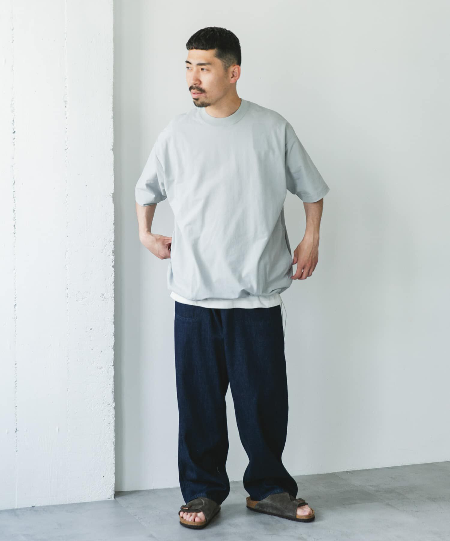 URBAN RESEARCH DOORS「『XLｻｲｽﾞ/WEB限定』『吸水速乾/接触冷感/ｲｰｼﾞｰｹｱ』ｸｲｯｸﾄ  」|Tシャツ・カットソー|