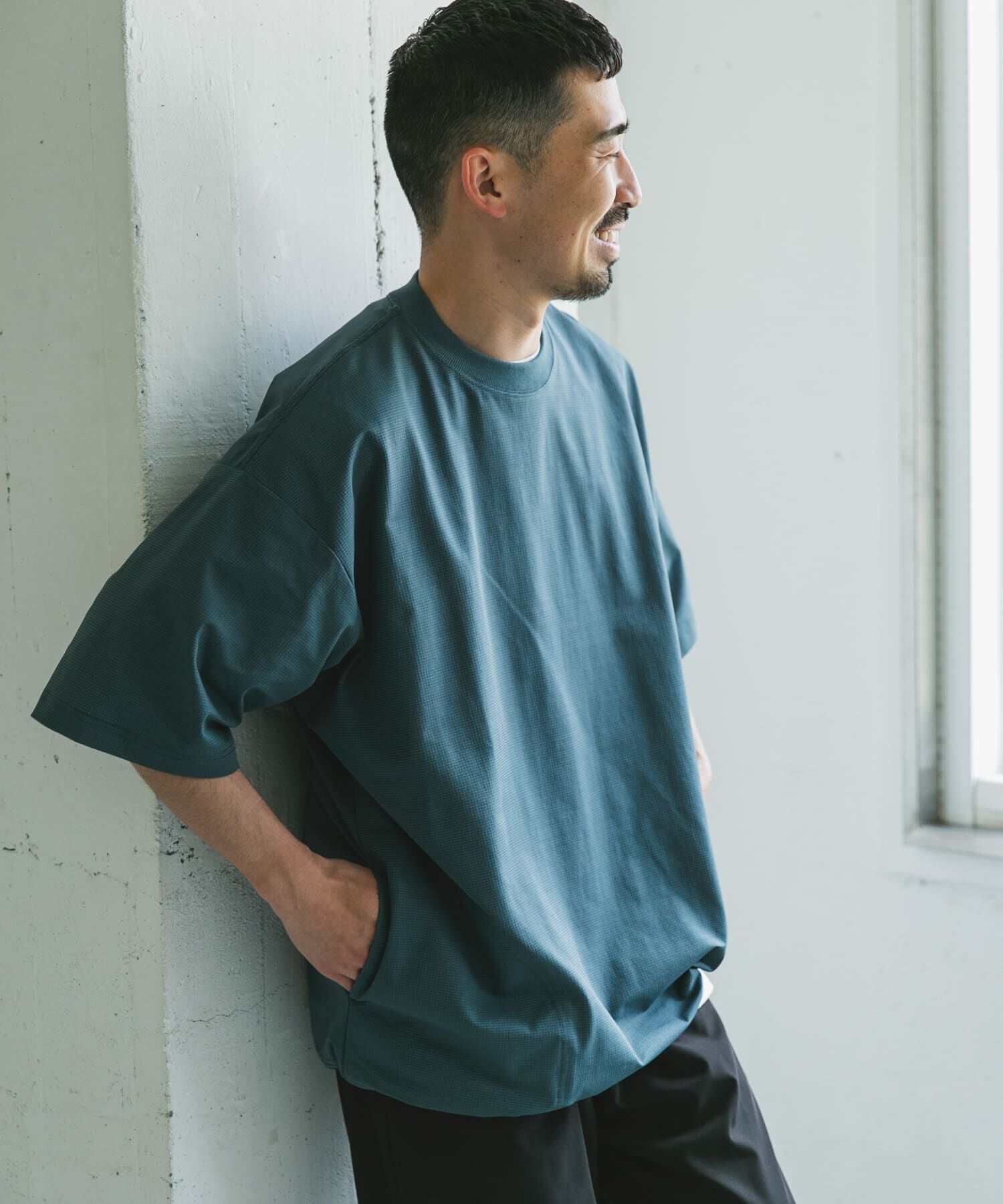 URBAN RESEARCH DOORS「『XLｻｲｽﾞ/WEB限定』『吸水速乾/接触冷感/ｲｰｼﾞｰｹｱ』ｸｲｯｸﾄ  」|Tシャツ・カットソー|