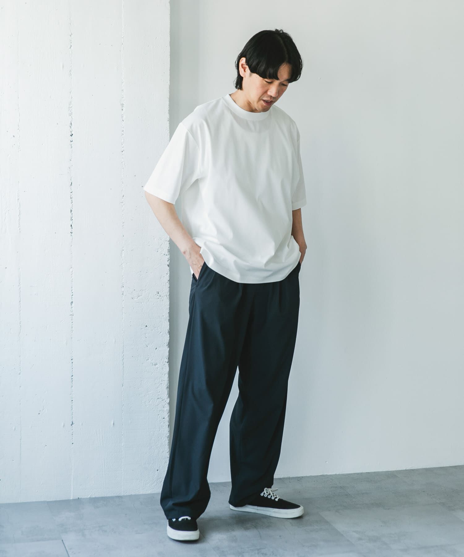 URBAN RESEARCH DOORS「『UR TECH』サマシェア クルーネックTシャツ」|Tシャツ・カットソー|