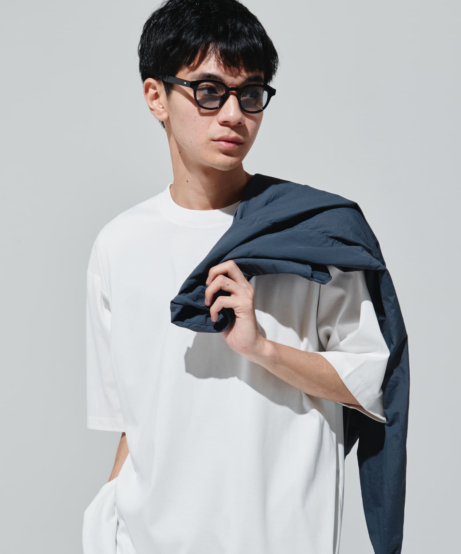 URBAN RESEARCH DOORS「『UR TECH』サマシェア クルーネックTシャツ」|Tシャツ・カットソー|