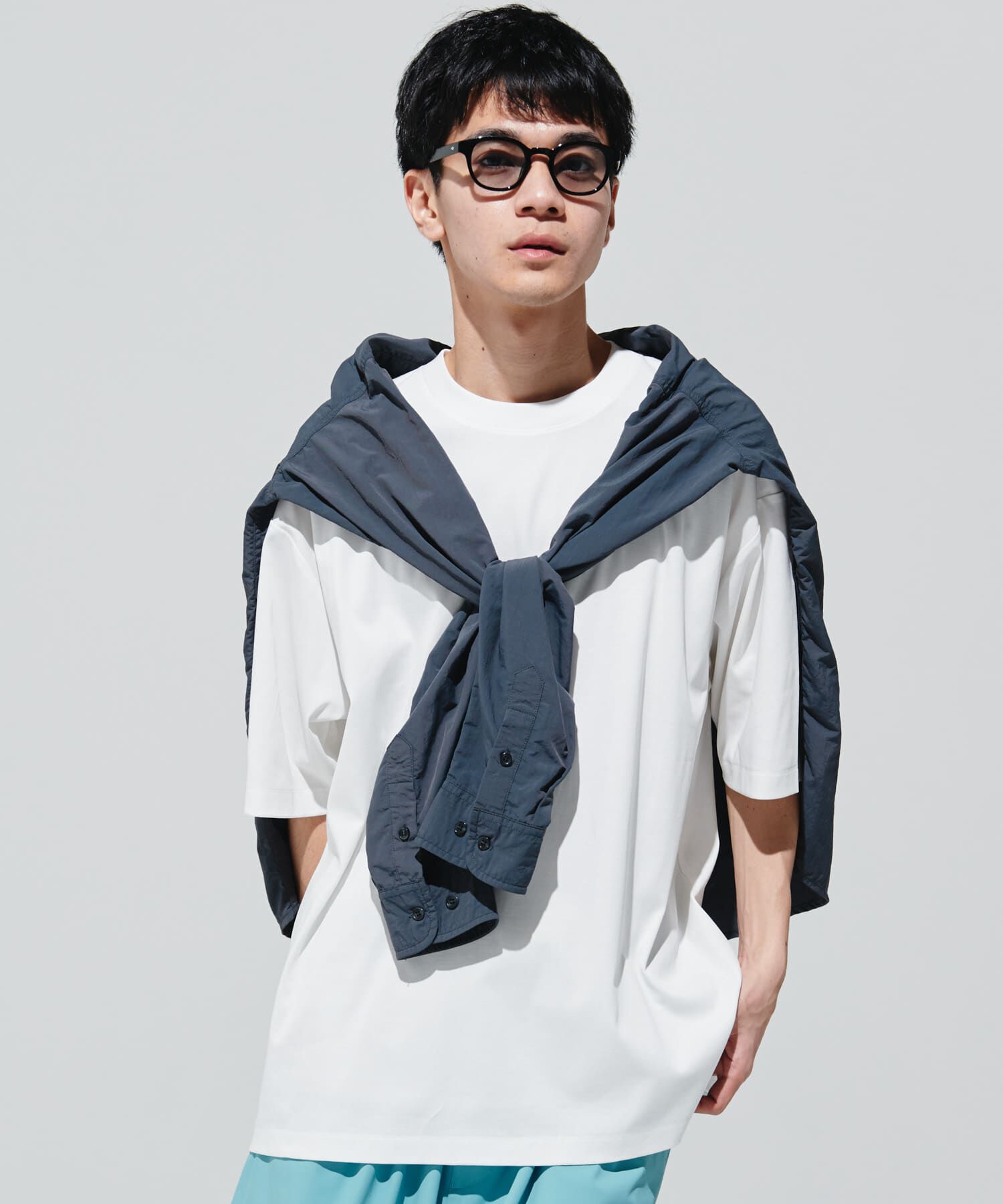 URBAN RESEARCH DOORS「『UR TECH』サマシェア クルーネックTシャツ」|Tシャツ・カットソー|