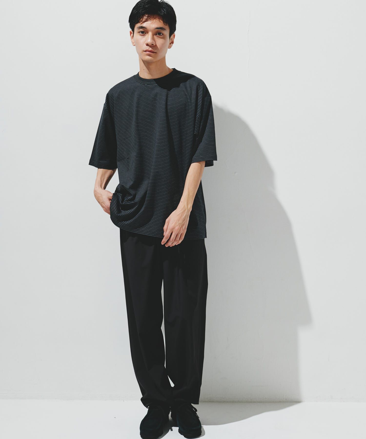 URBAN RESEARCH DOORS「『UR TECH』サマシェア クルーネックTシャツ」|Tシャツ・カットソー|