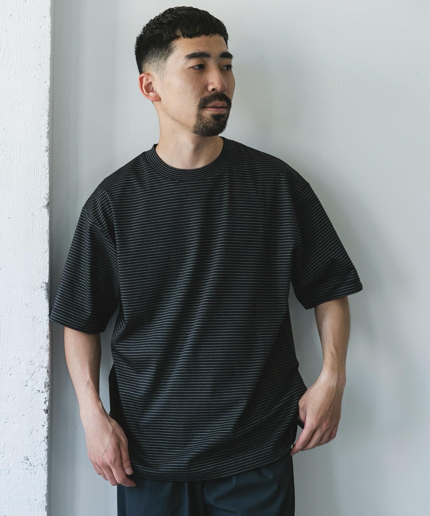 URBAN RESEARCH DOORS「『UR TECH』サマシェア クルーネックTシャツ」|Tシャツ・カットソー|