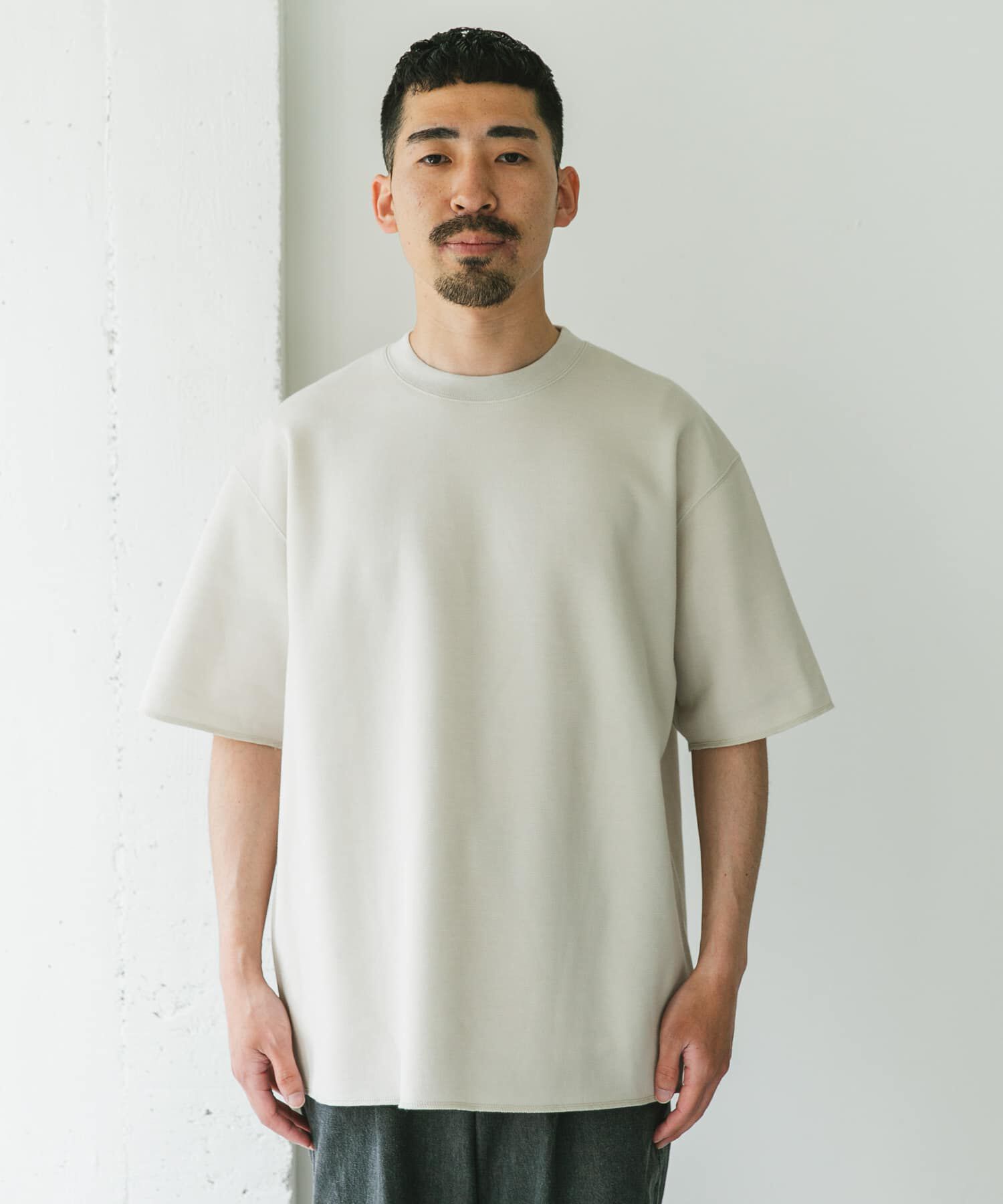 URBAN RESEARCH DOORS「鹿の子 ダブルフェイス ショートスリーブ Tシャツ」|Tシャツ・カットソー|