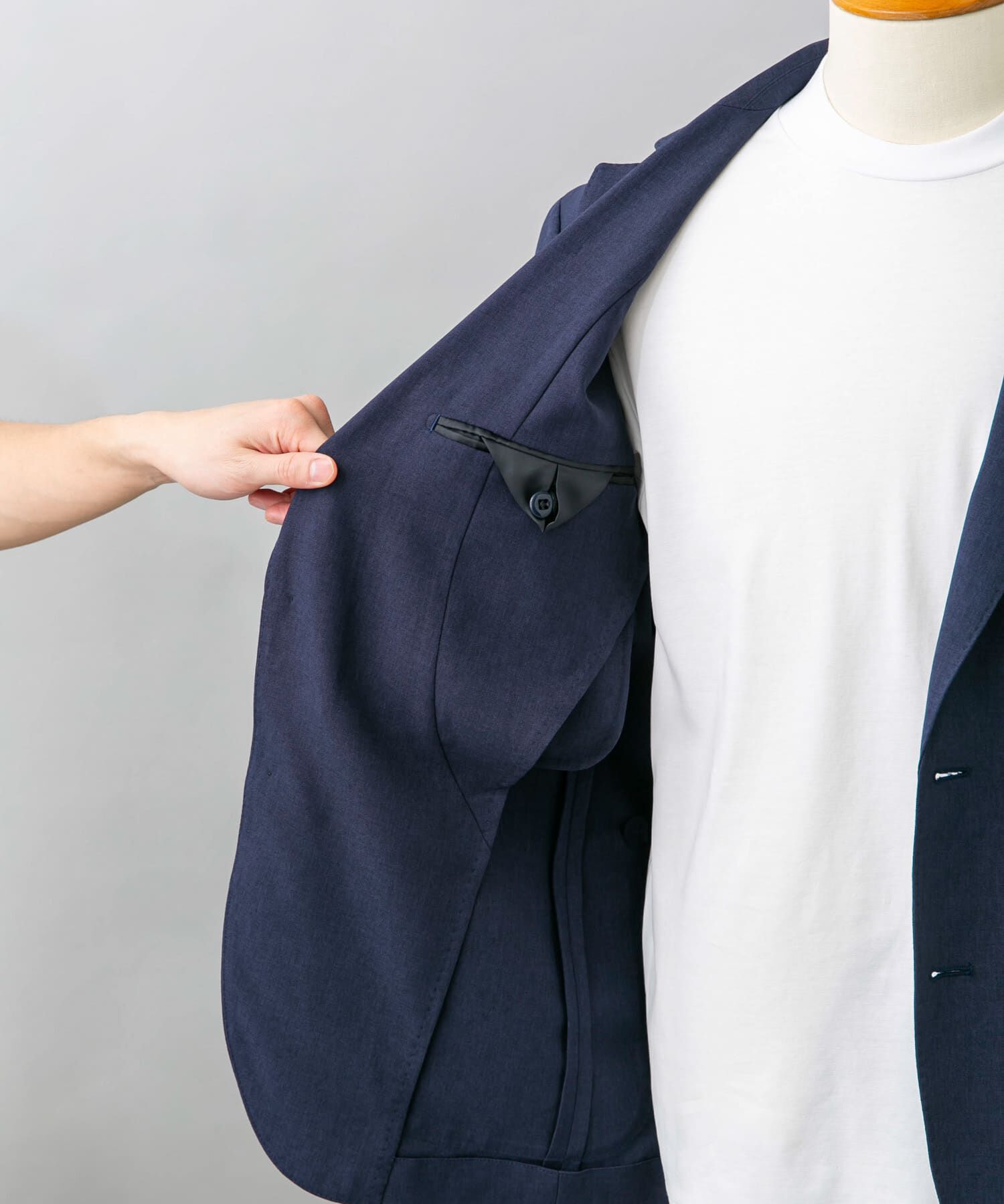 URBAN RESEARCH DOORS「『イージーケア』LIFE STYLE TAILOR　トロワッシャーストレッチジャケット」|その他|