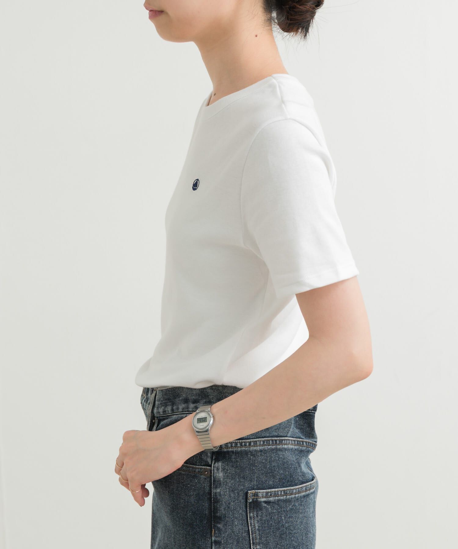 URBAN RESEARCH DOORS「『別注』PETIT BATEAU&times;DOORS　embroideryt-shirts」|Tシャツ・カットソー|
