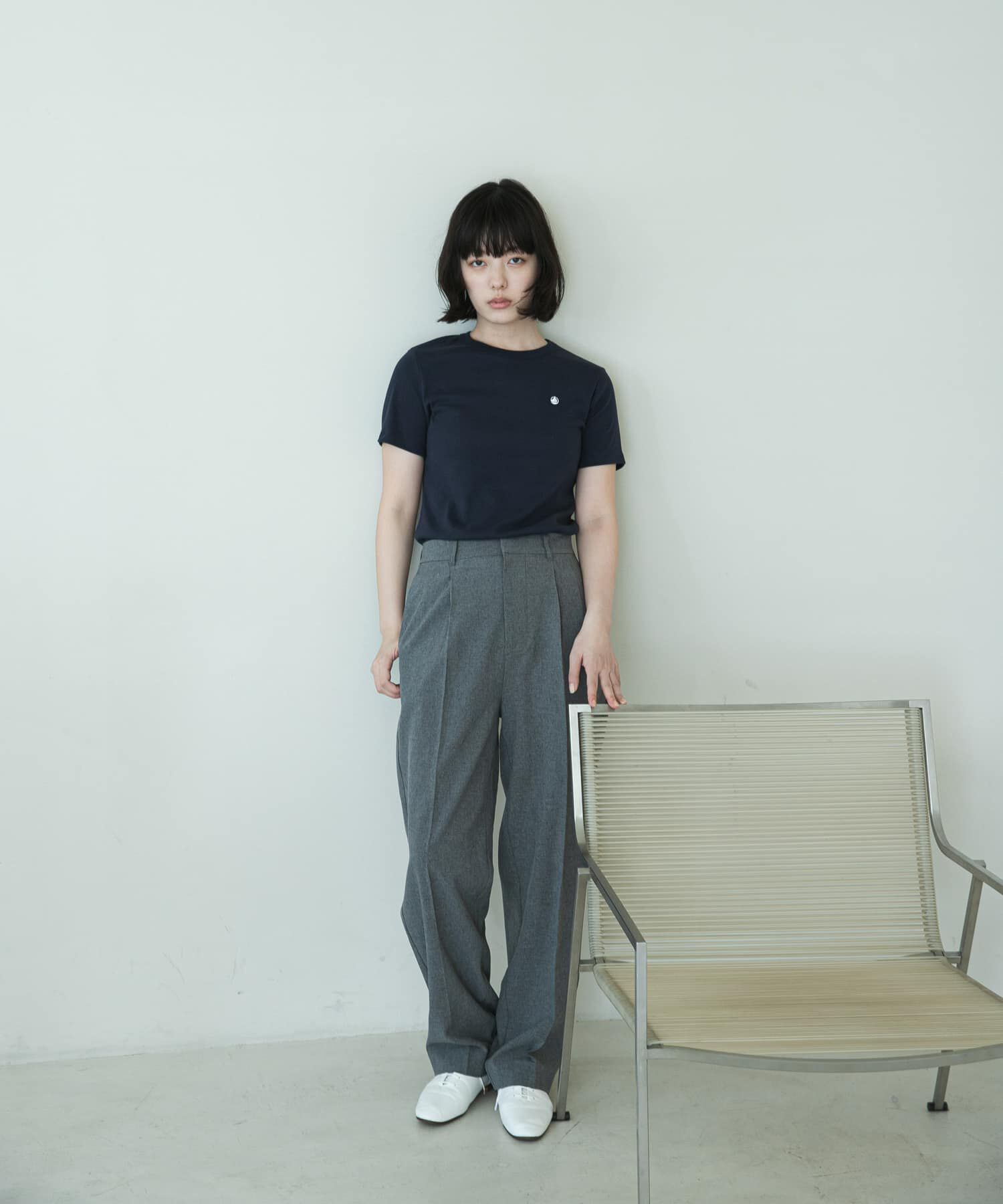 URBAN RESEARCH DOORS「『別注』PETIT BATEAU&times;DOORS　embroideryt-shirts」|Tシャツ・カットソー|