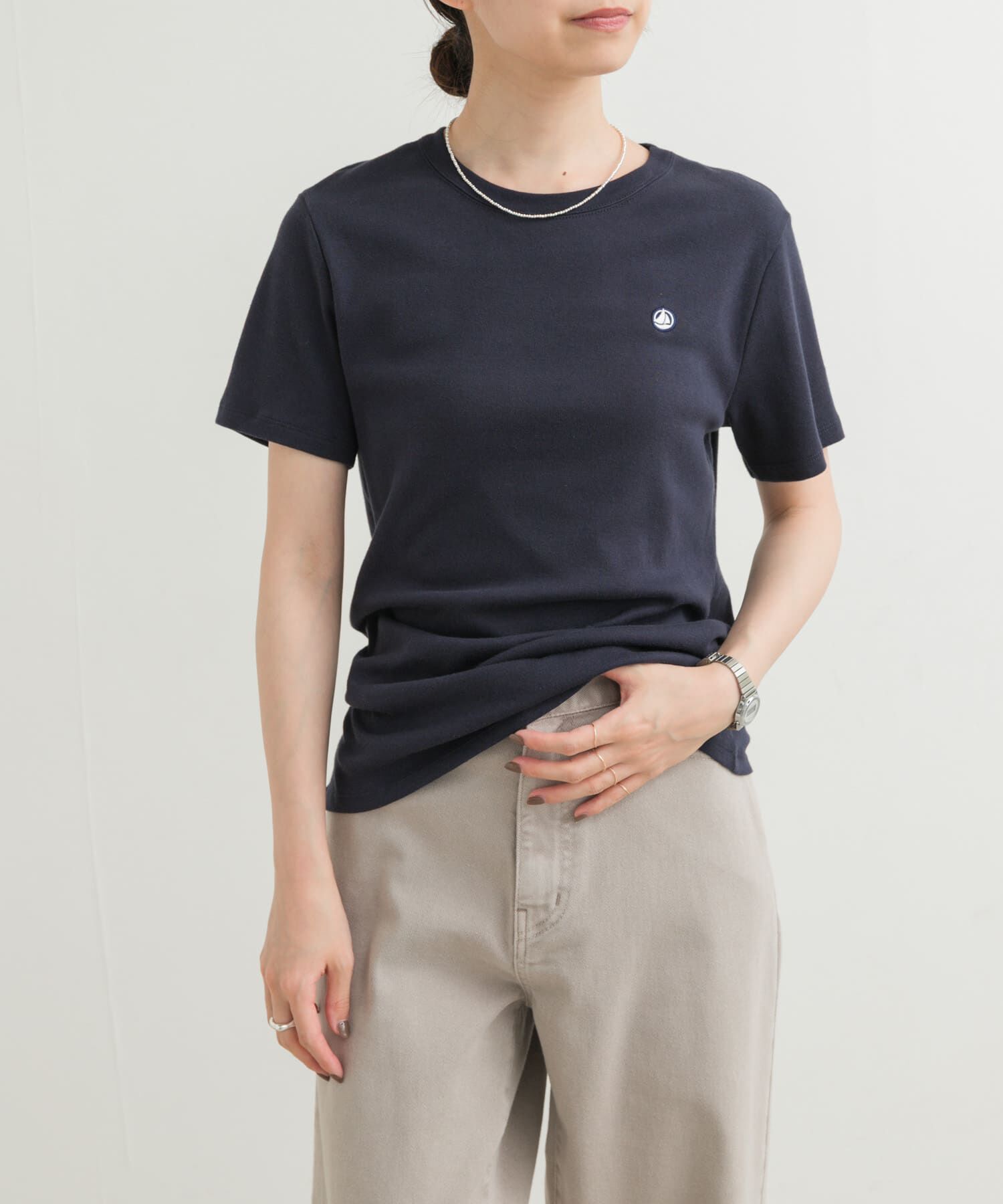 URBAN RESEARCH DOORS「『別注』PETIT BATEAU&times;DOORS　embroideryt-shirts」|Tシャツ・カットソー|