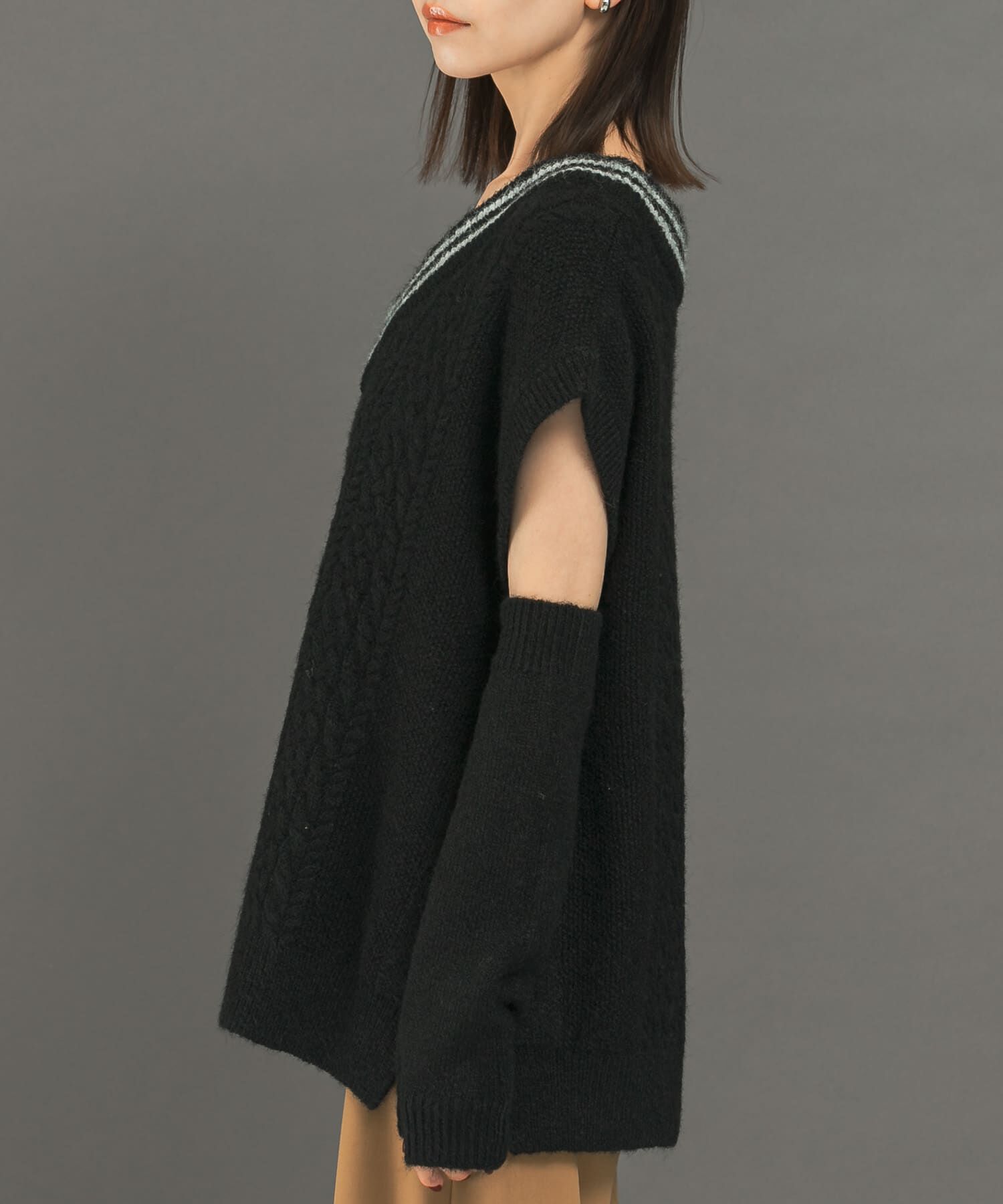 URBAN RESEARCH ROSSO「アームウォーマーセットニットベスト」|ニット・セーター|