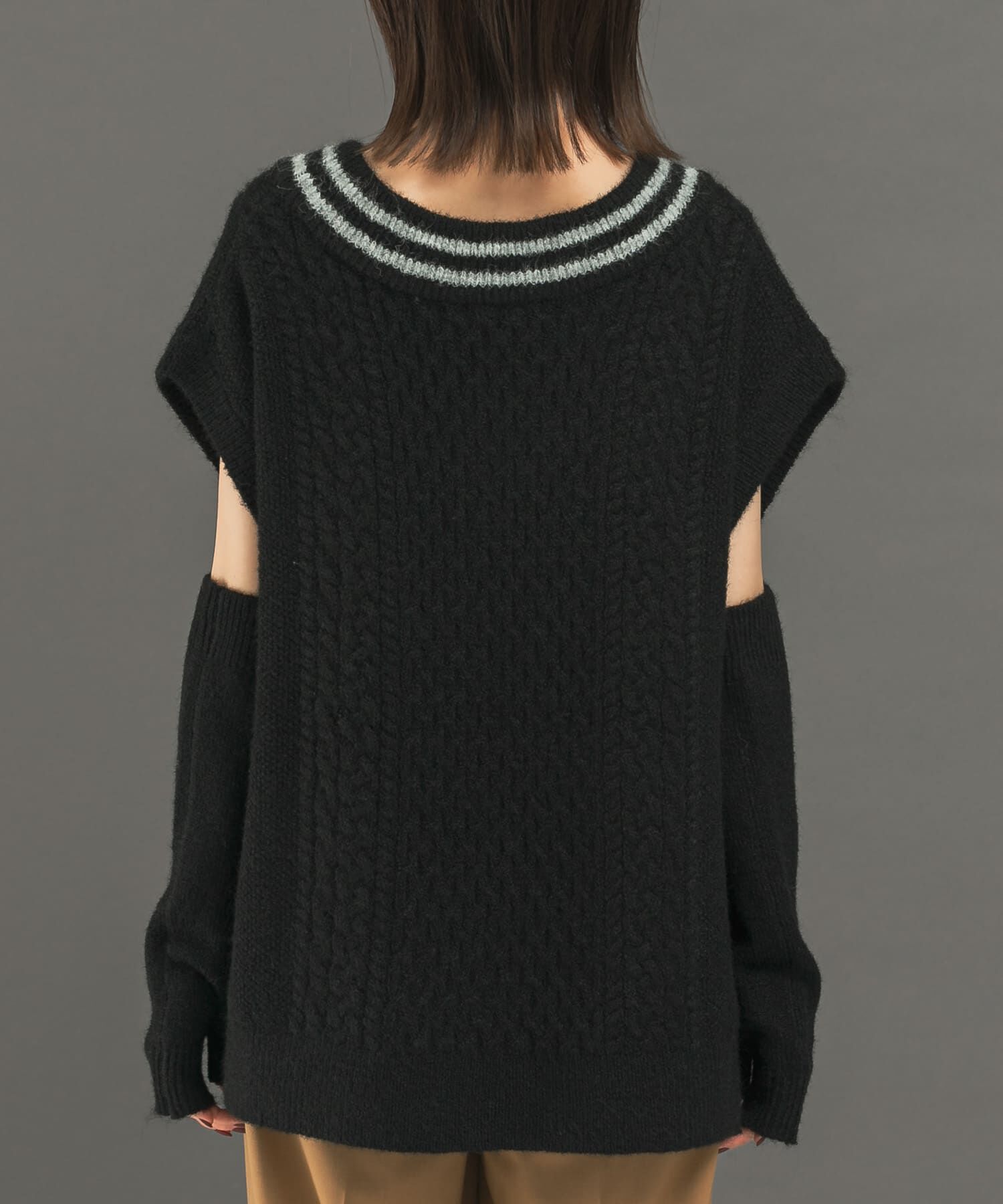 URBAN RESEARCH ROSSO「アームウォーマーセットニットベスト」|ニット・セーター|