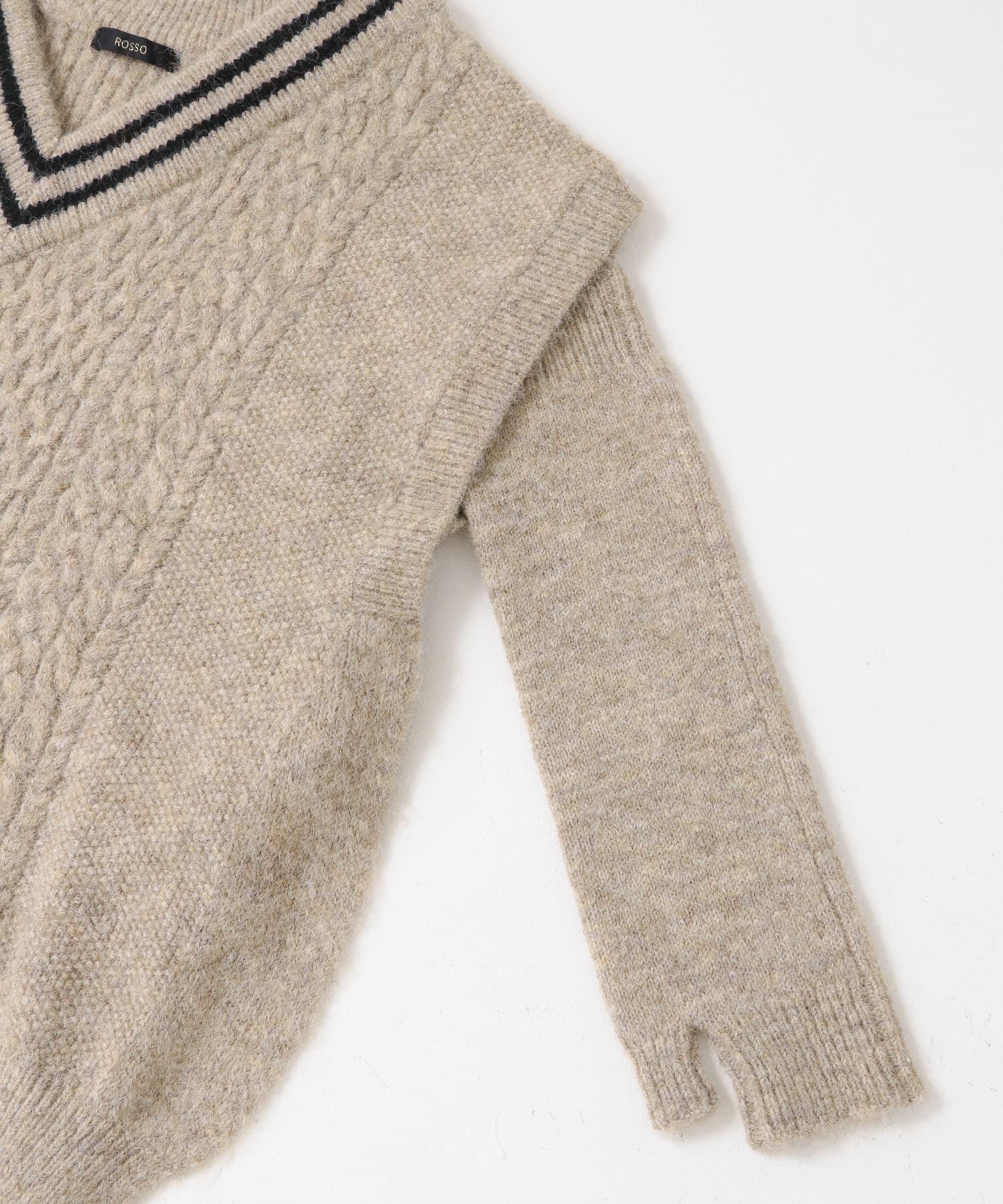 URBAN RESEARCH ROSSO「アームウォーマーセットニットベスト」|ニット・セーター|