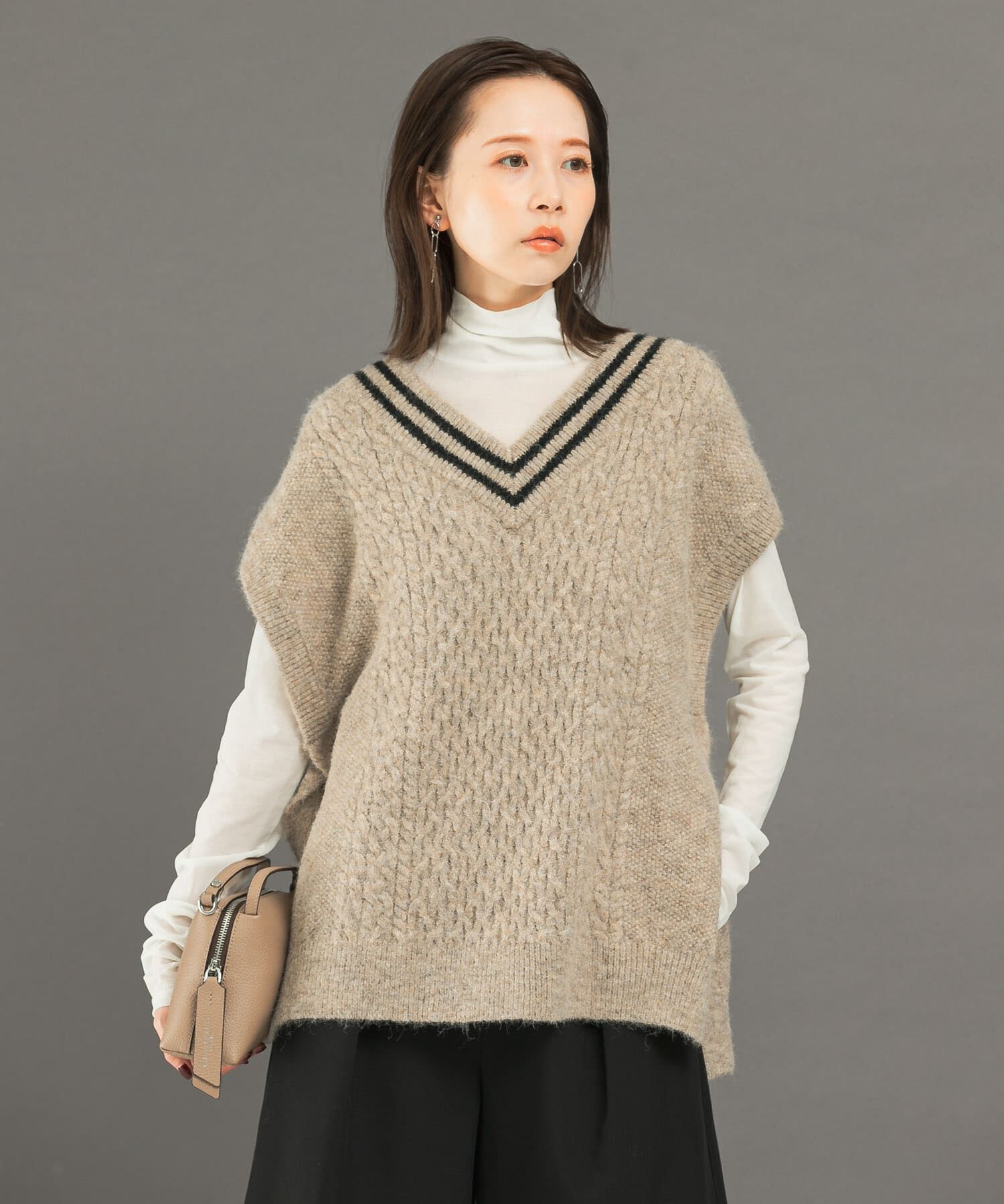 URBAN RESEARCH ROSSO「アームウォーマーセットニットベスト」|ニット・セーター|