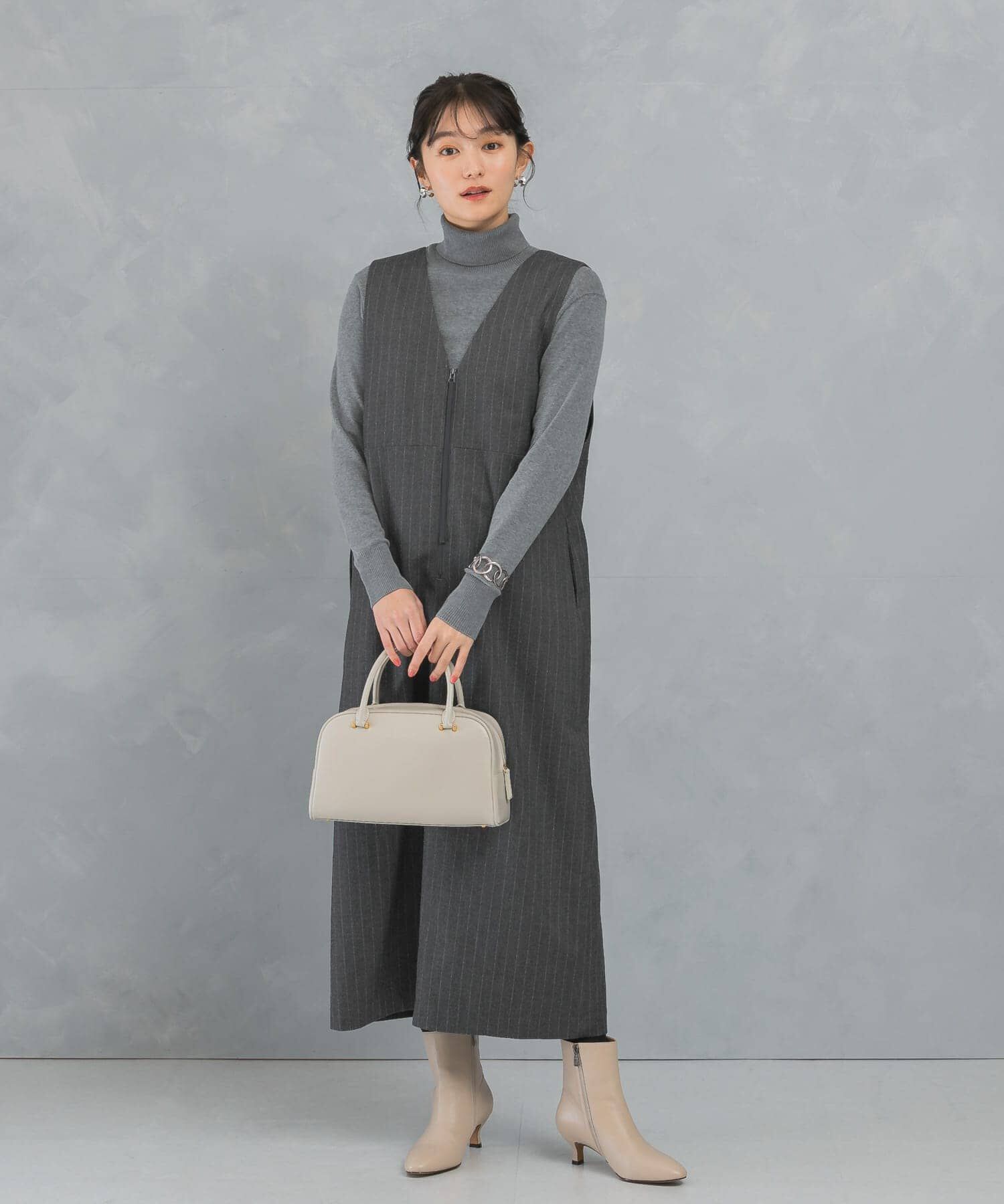 URBAN RESEARCH ROSSO「ディープVネックストライプワンピース」|ワンピース|