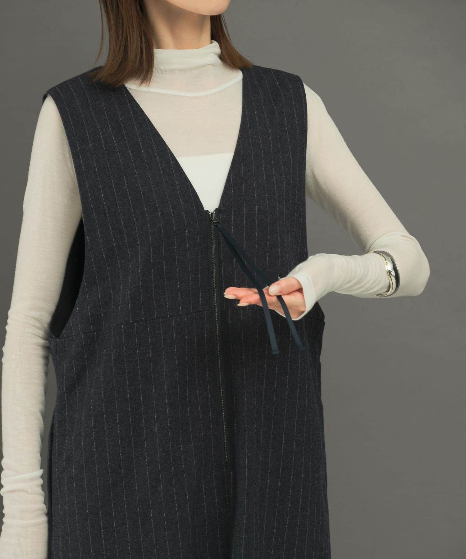 URBAN RESEARCH ROSSO「ディープVネックストライプワンピース」|ワンピース|