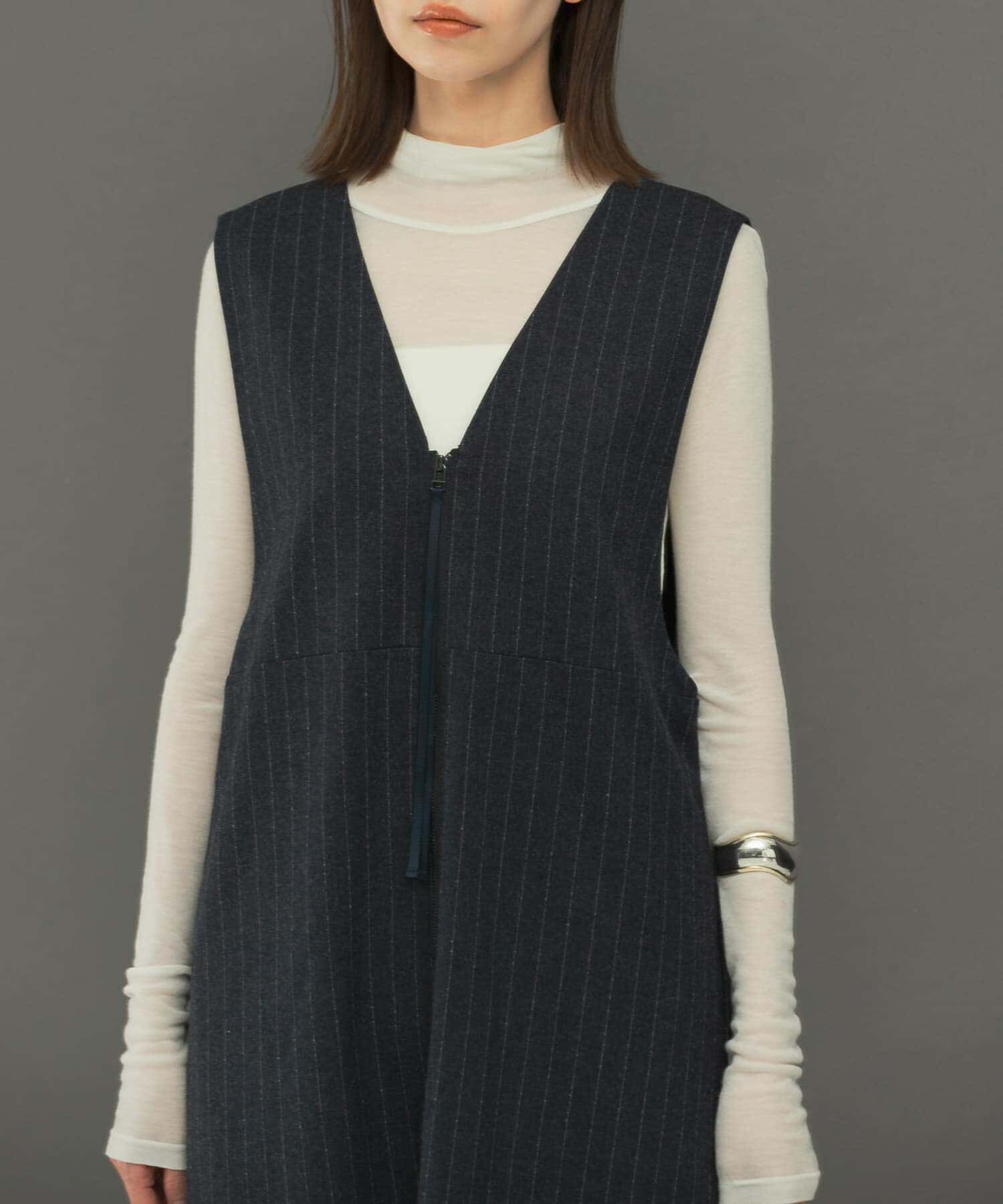 URBAN RESEARCH ROSSO「ディープVネックストライプワンピース」|ワンピース|