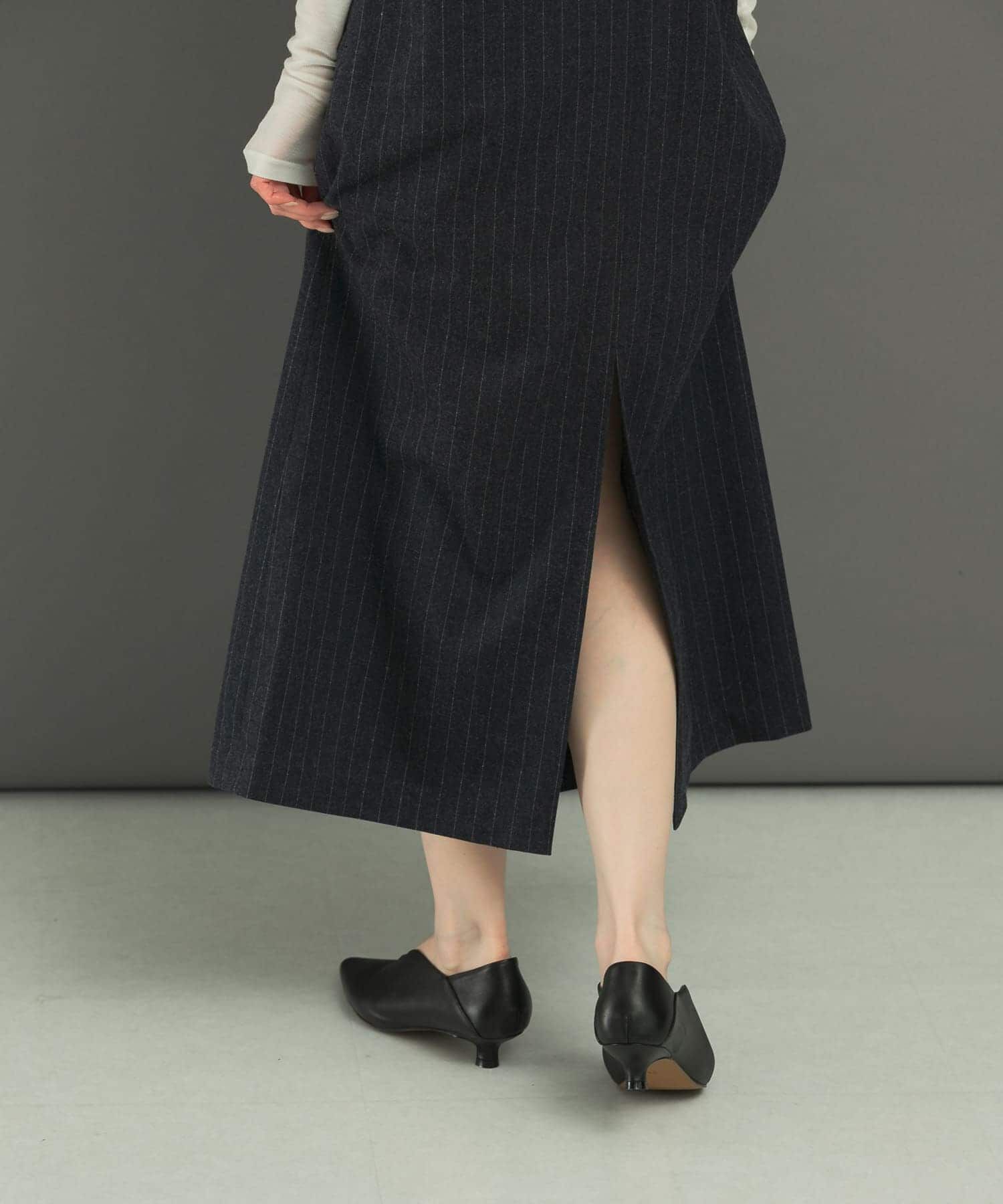 URBAN RESEARCH ROSSO「ディープVネックストライプワンピース」|ワンピース|