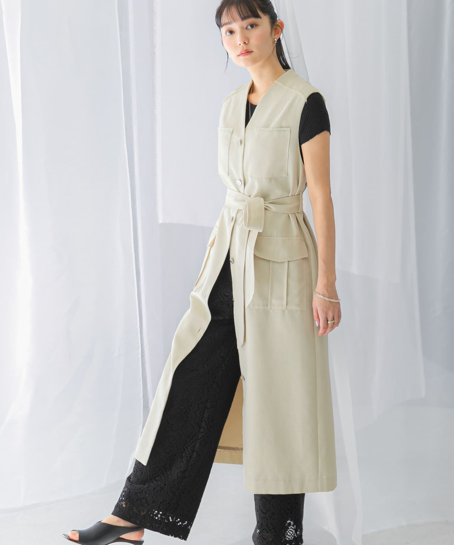 URBAN RESEARCH ROSSO「ポケットデザインレイヤードワンピース」|ワンピース|