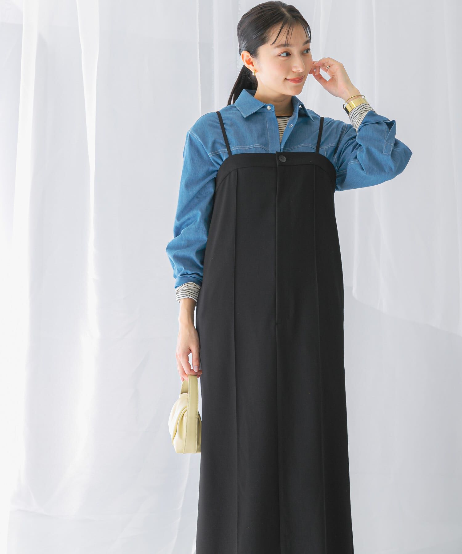 URBAN RESEARCH ROSSO「ストレートベアキャミワンピース」|ワンピース|