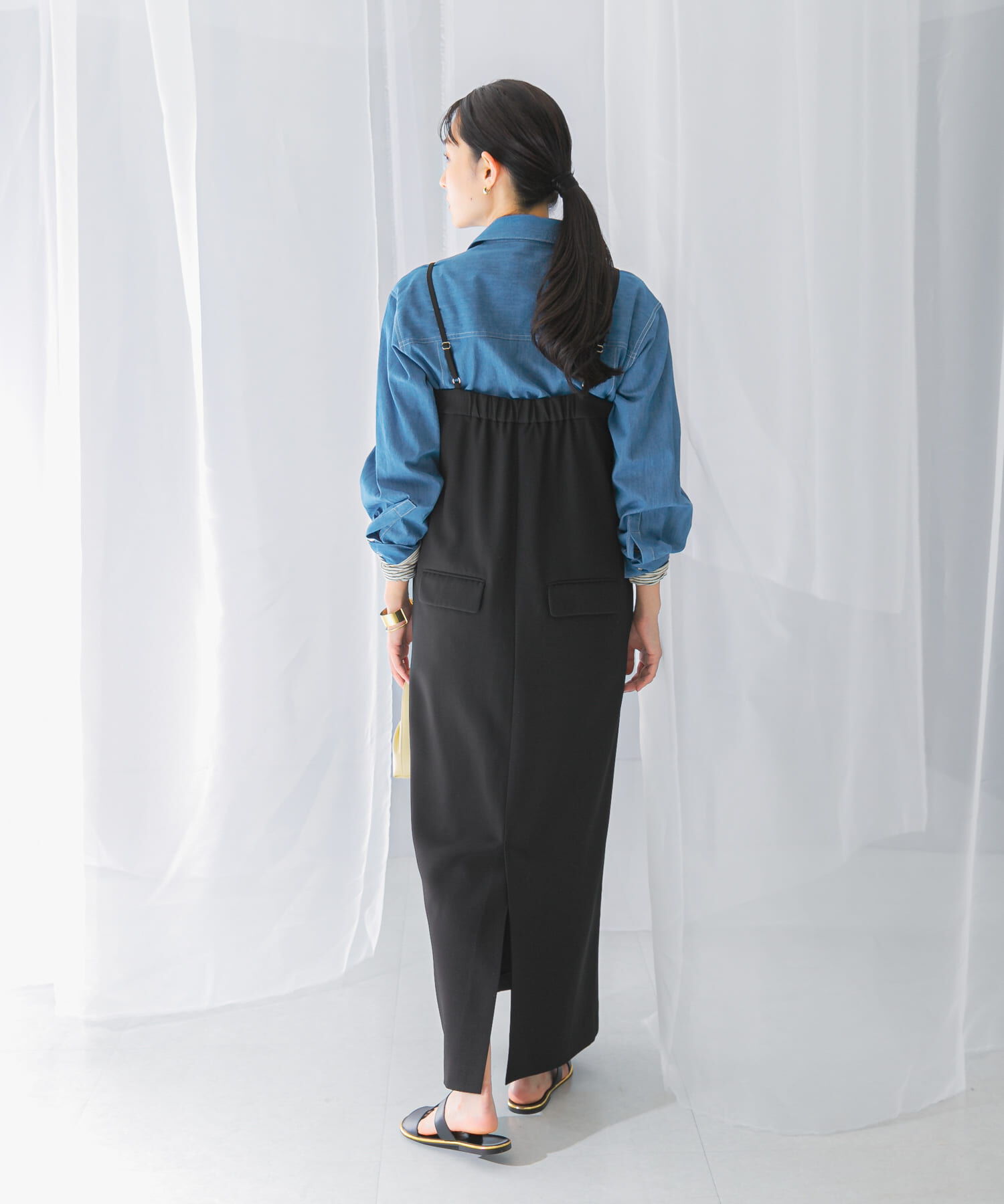 URBAN RESEARCH ROSSO「ストレートベアキャミワンピース」|ワンピース|