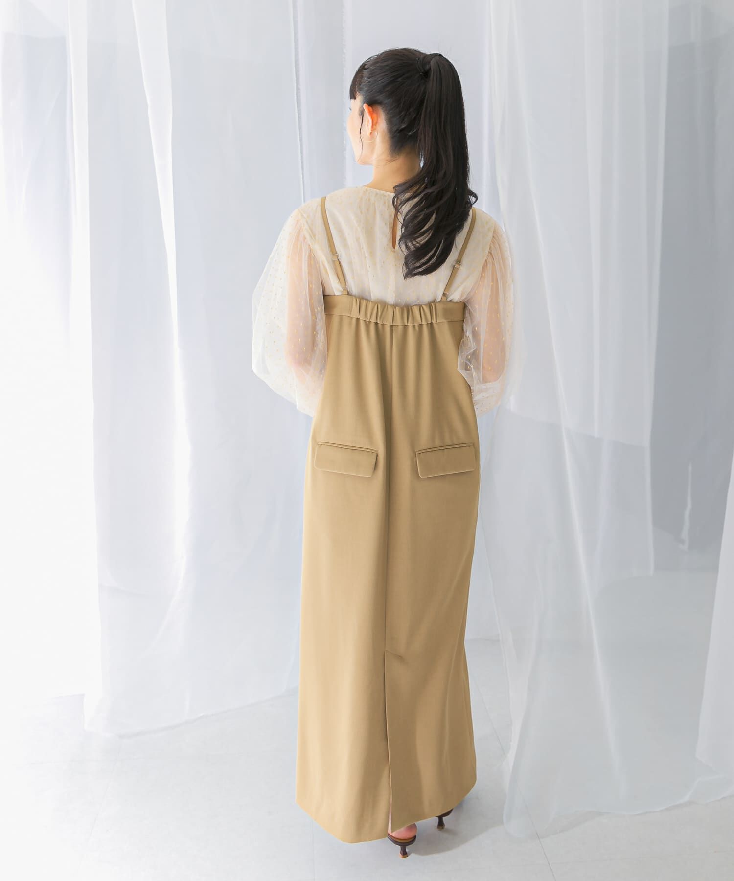 URBAN RESEARCH ROSSO「ストレートベアキャミワンピース」|ワンピース|