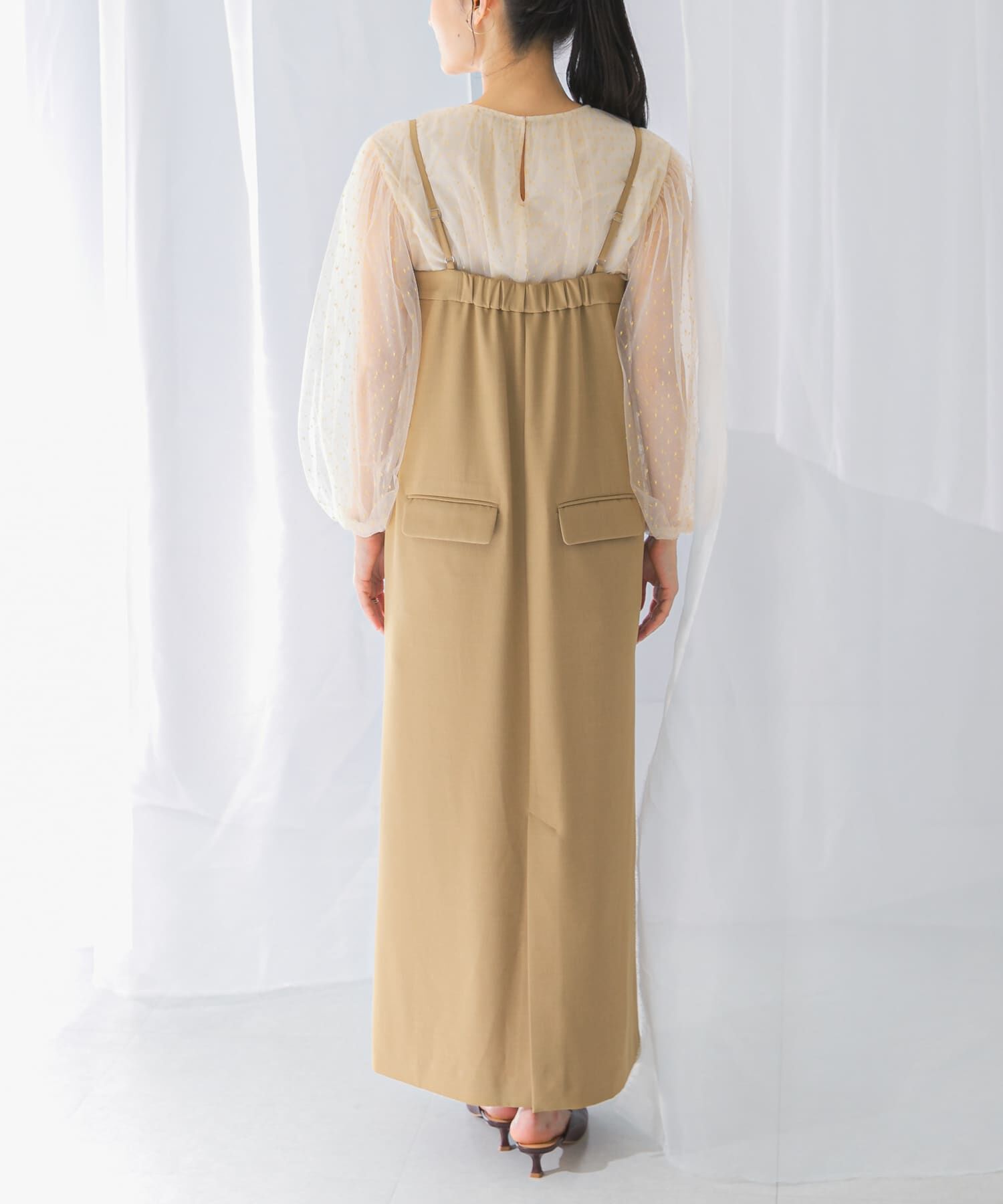 URBAN RESEARCH ROSSO「ストレートベアキャミワンピース」|ワンピース|