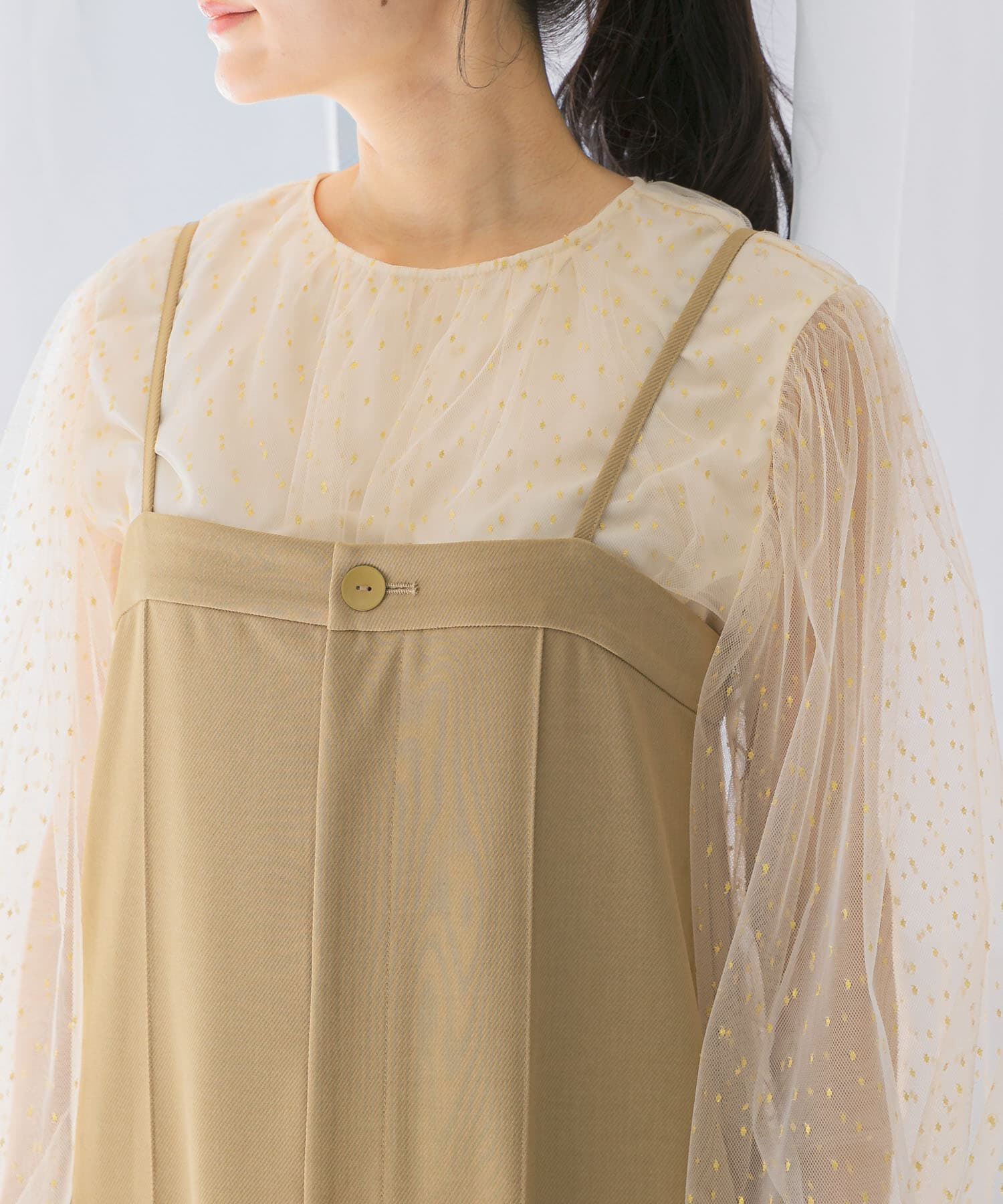 URBAN RESEARCH ROSSO「ストレートベアキャミワンピース」|ワンピース|