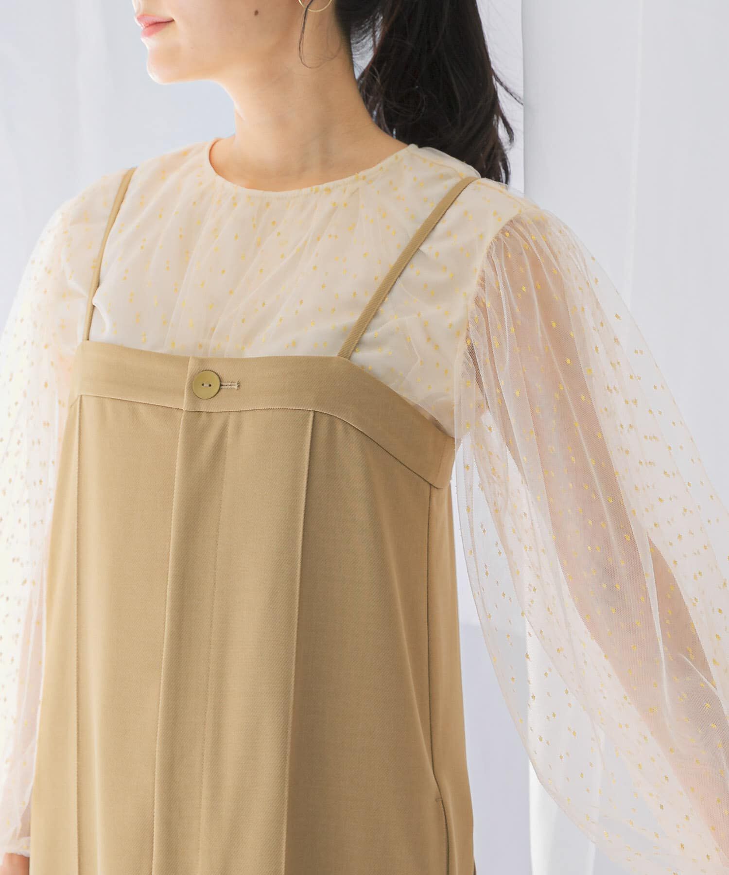 URBAN RESEARCH ROSSO「ストレートベアキャミワンピース」|ワンピース|