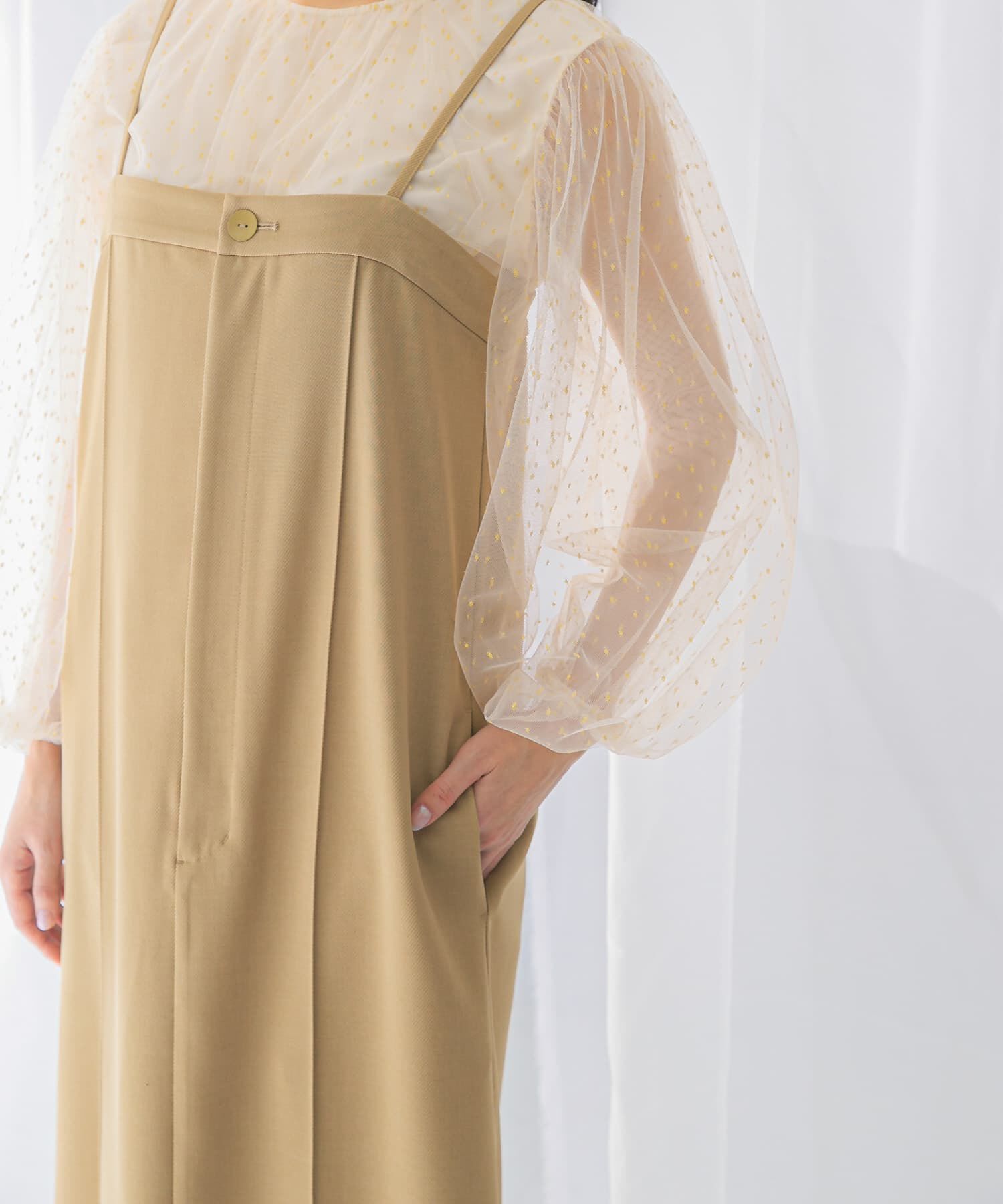 URBAN RESEARCH ROSSO「ストレートベアキャミワンピース」|ワンピース|