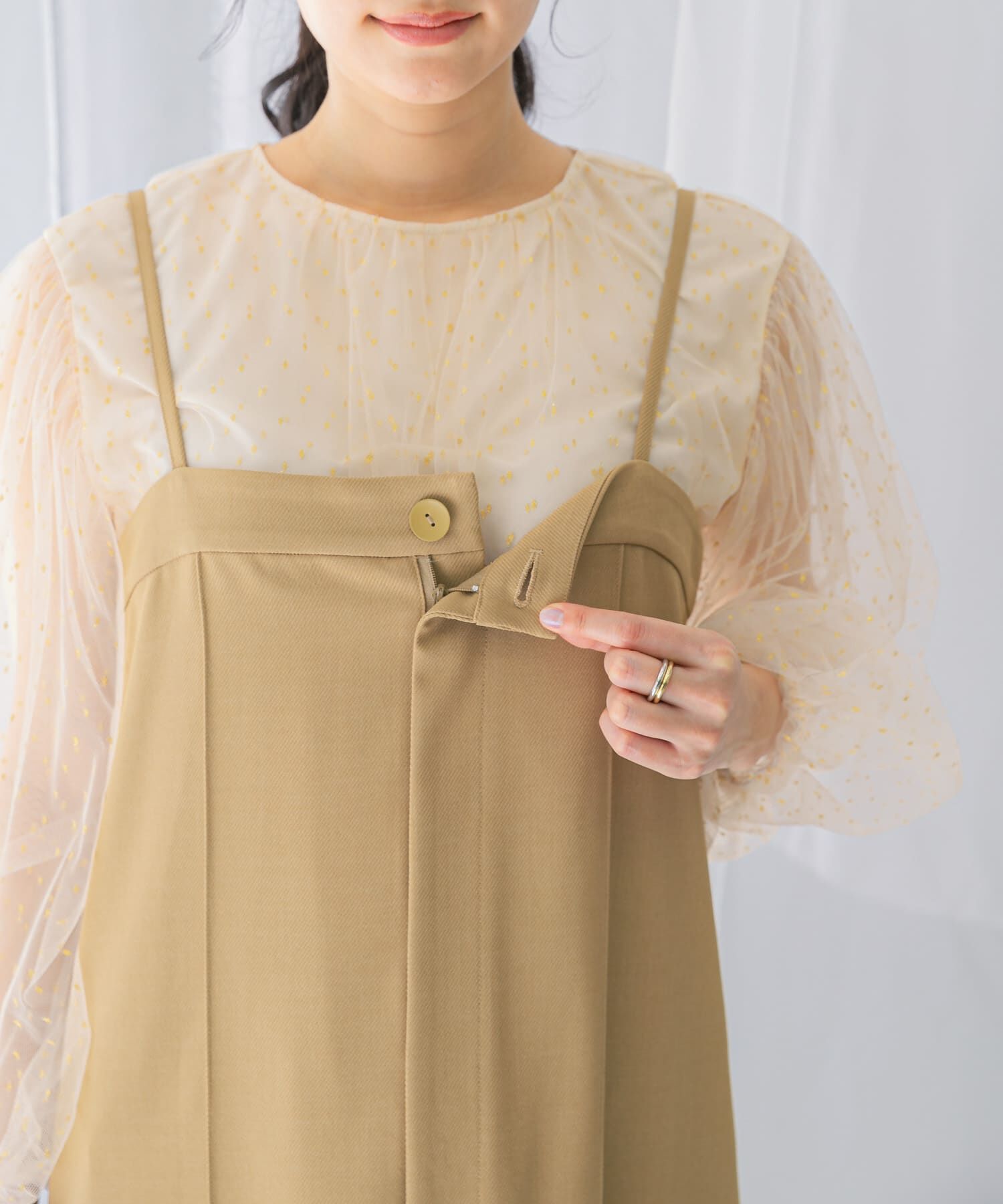 URBAN RESEARCH ROSSO「ストレートベアキャミワンピース」|ワンピース|