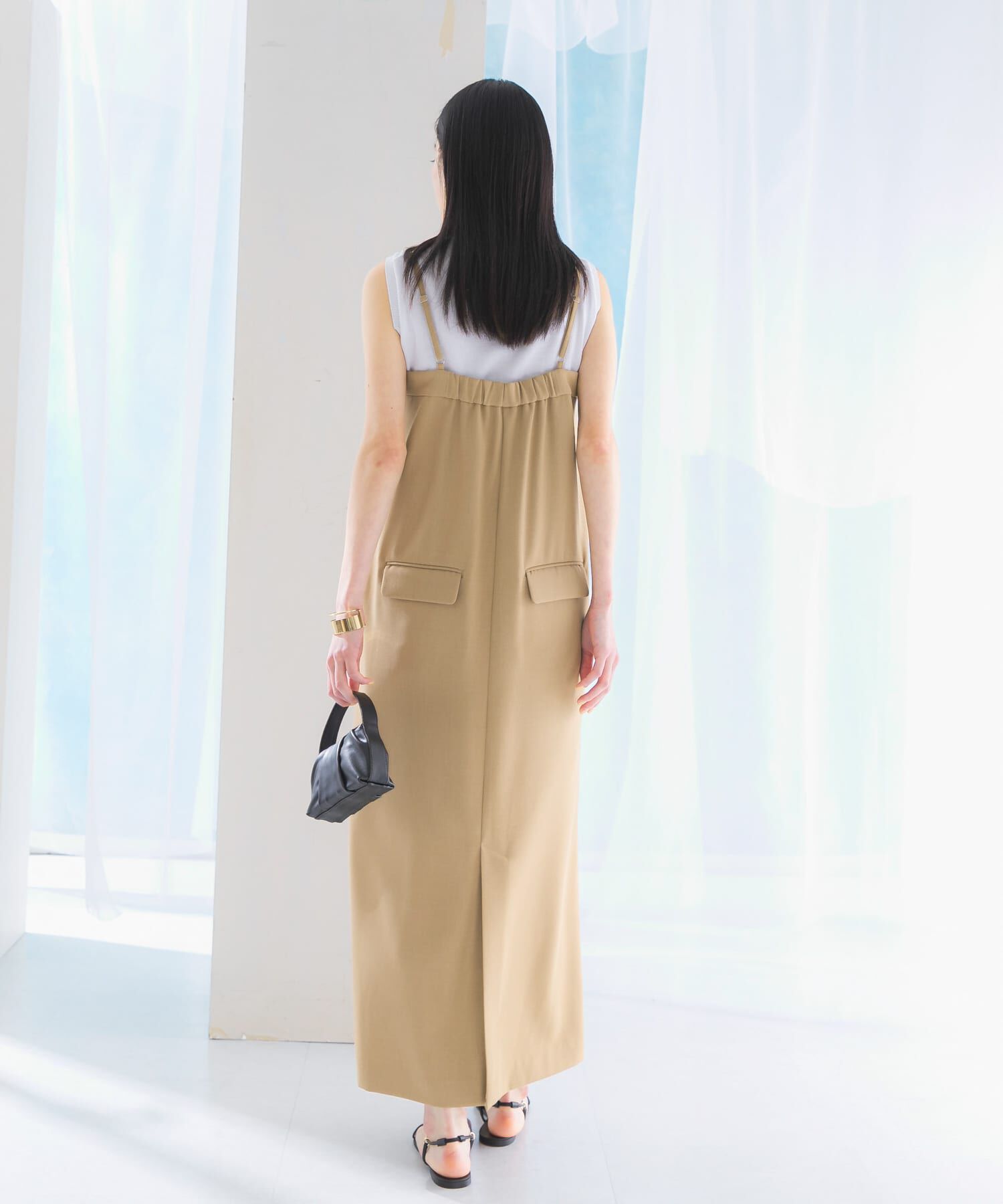 URBAN RESEARCH ROSSO「ストレートベアキャミワンピース」|ワンピース|