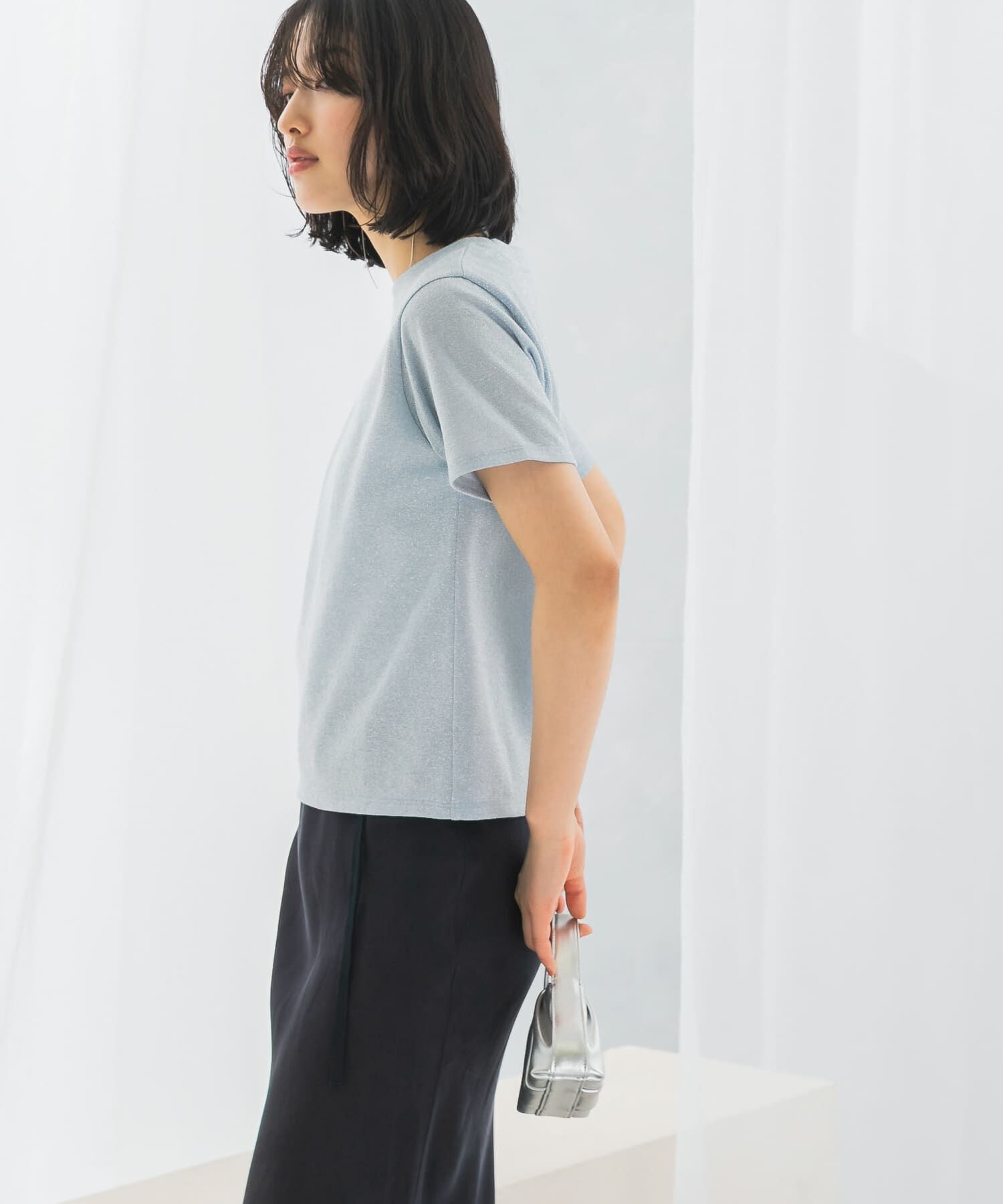 URBAN RESEARCH ROSSO「ラメカットソー」|Tシャツ・カットソー|