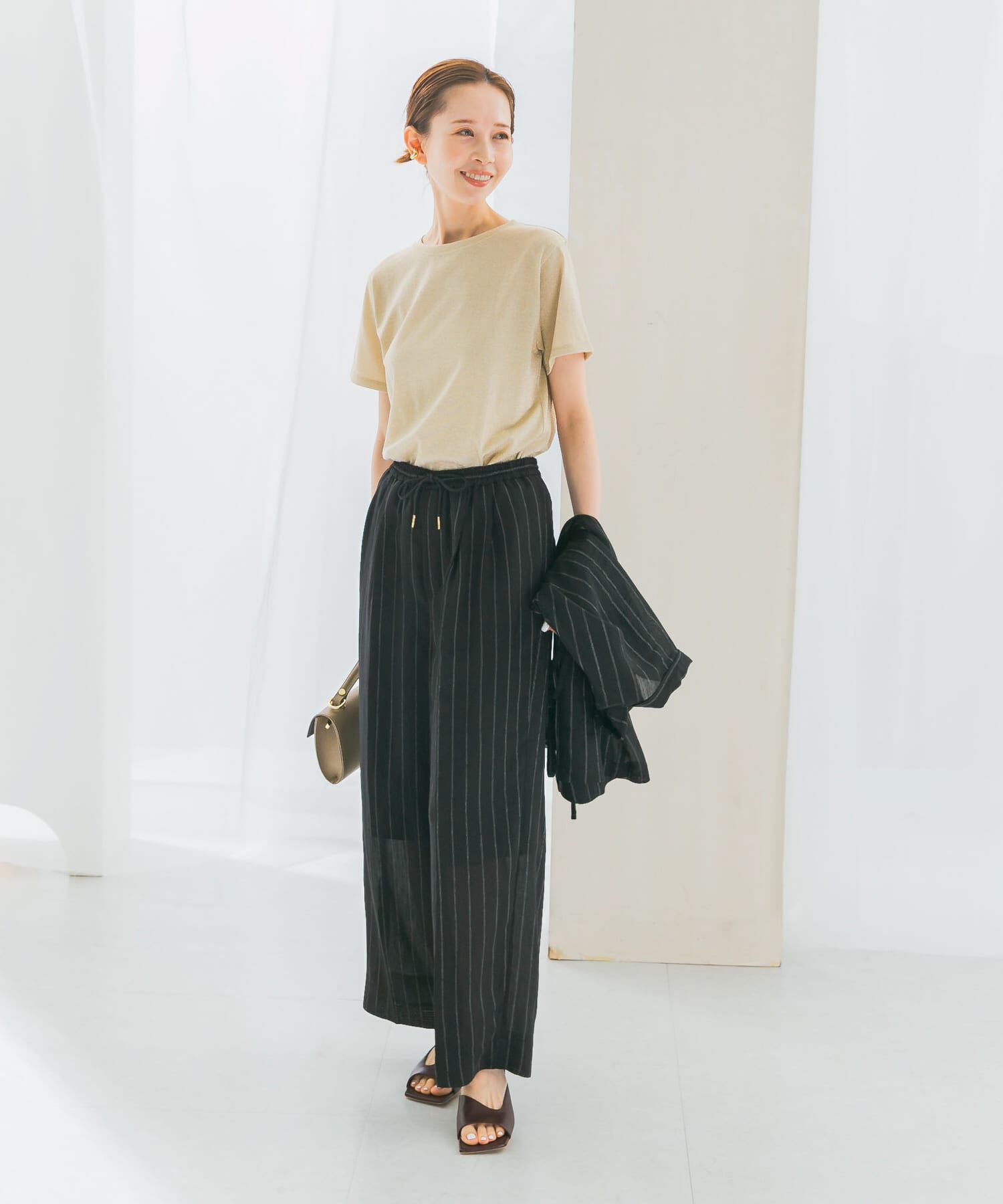 URBAN RESEARCH ROSSO「ラメカットソー」|Tシャツ・カットソー|