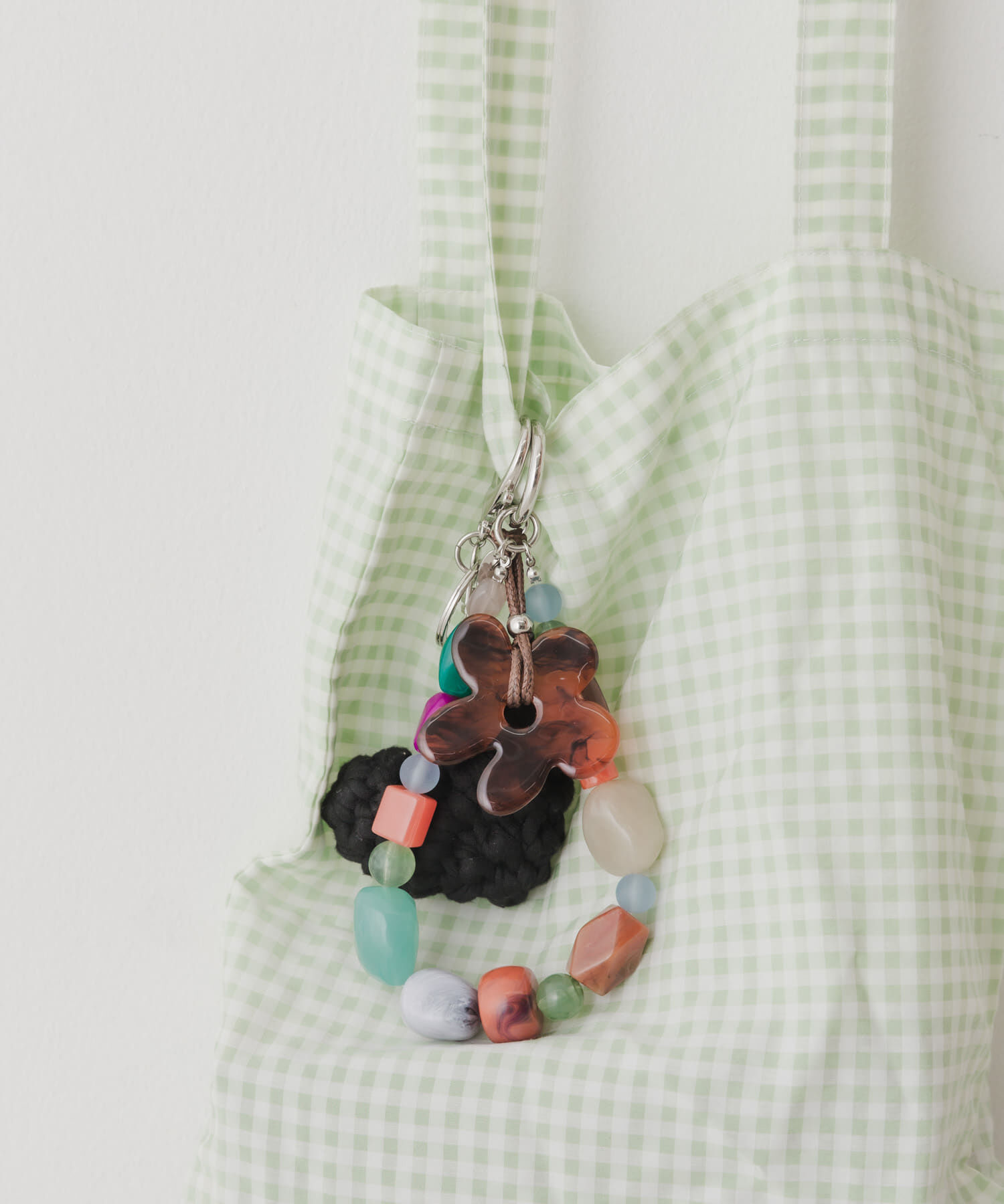 SMELLY「フラワーモチーフカラフルキーチェーン」|チャーム・キーホルダー|