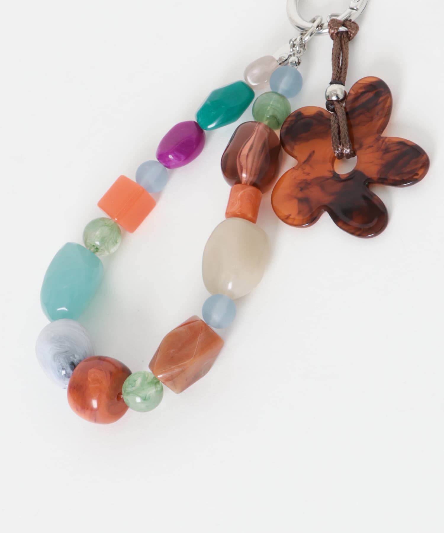 SMELLY「フラワーモチーフカラフルキーチェーン」|チャーム・キーホルダー|