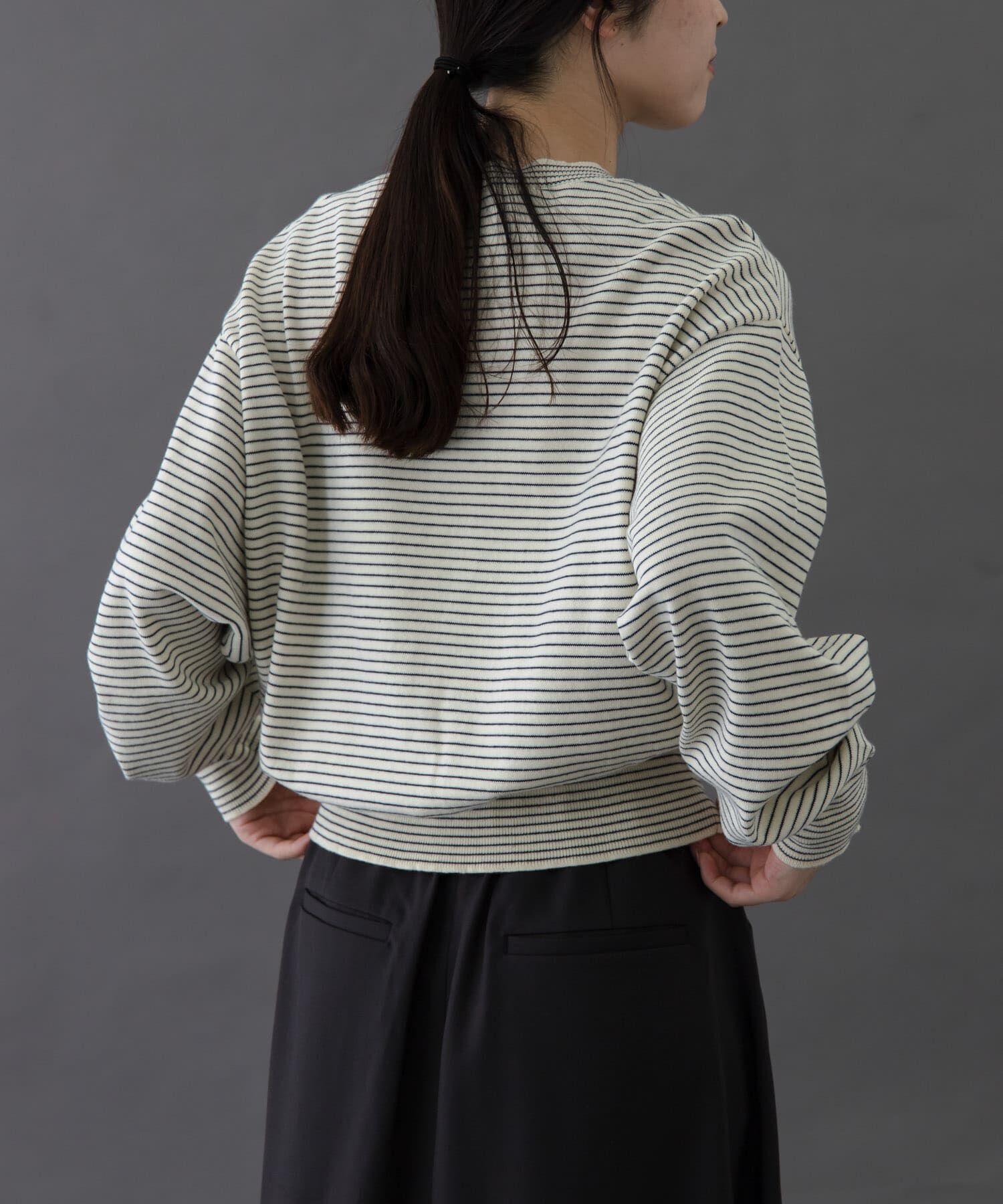 URBAN RESEARCH DOORS「FORK&SPOON　ボーダークルーネックニット」|ニット・セーター|