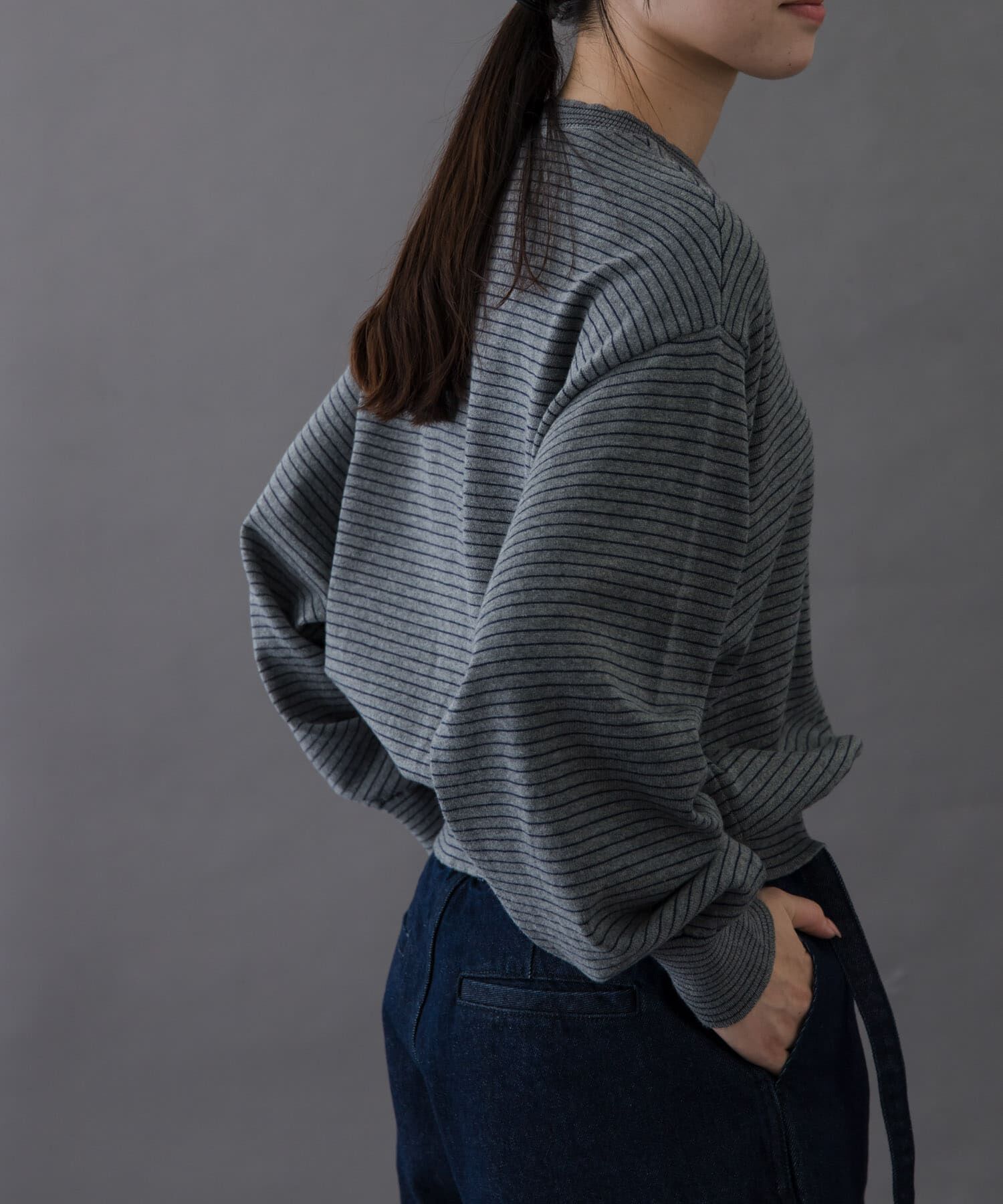 URBAN RESEARCH DOORS「FORK&SPOON　ボーダークルーネックニット」|ニット・セーター|