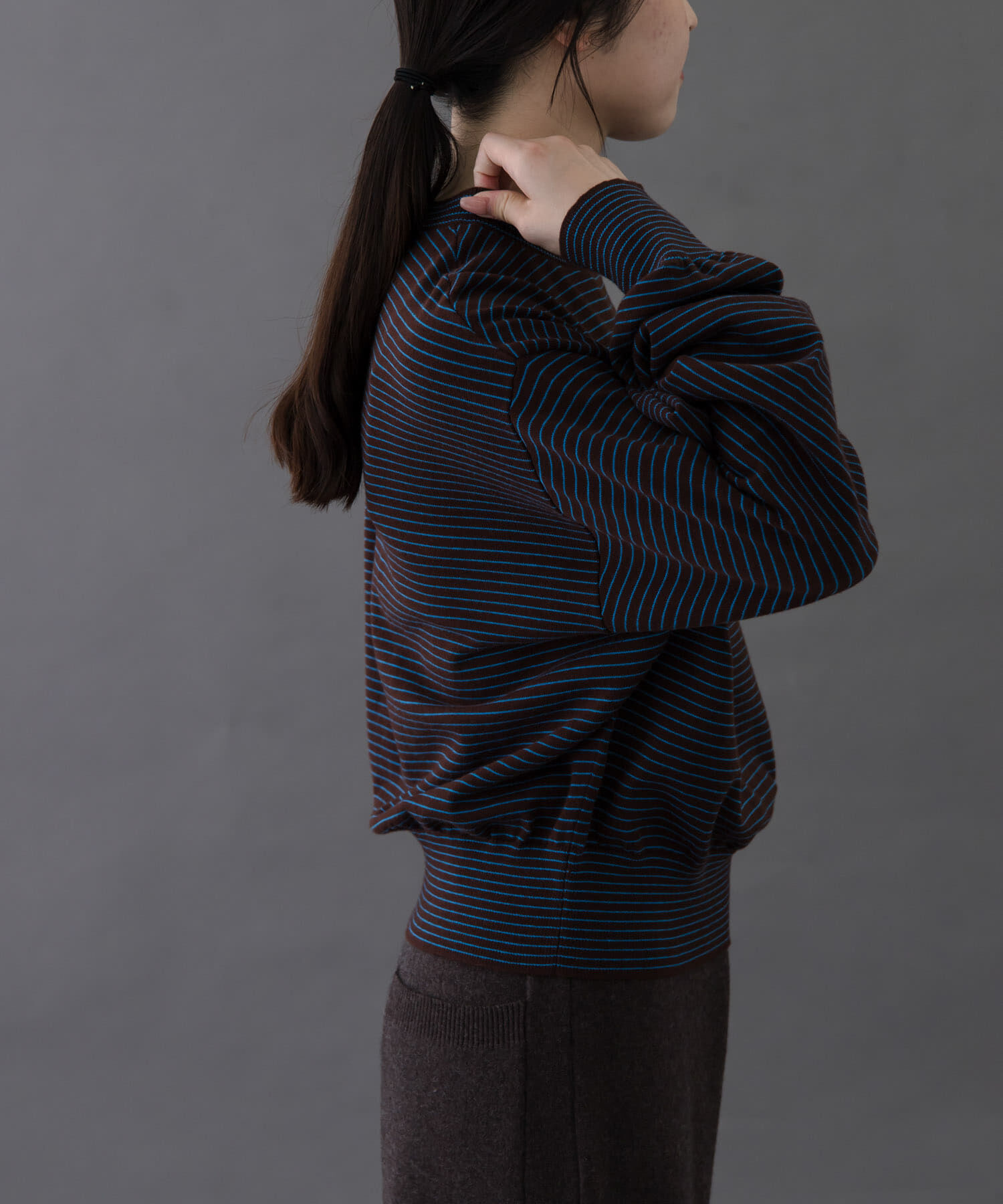 URBAN RESEARCH DOORS「FORK&SPOON　ボーダークルーネックニット」|ニット・セーター|