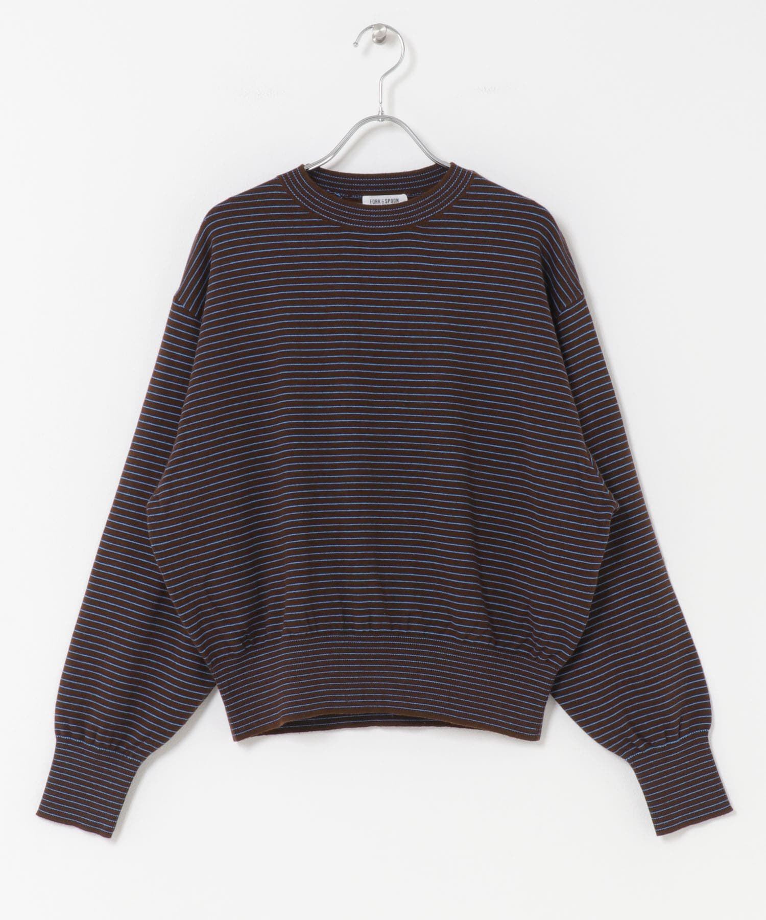 URBAN RESEARCH DOORS「FORK&SPOON　ボーダークルーネックニット」|ニット・セーター|