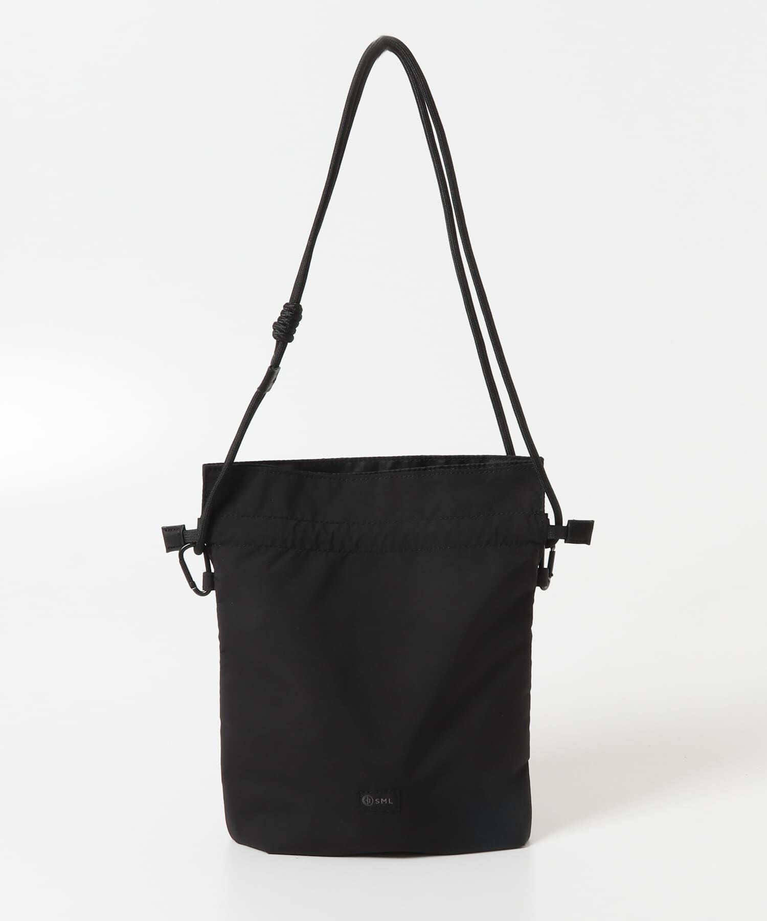 URBAN RESEARCH DOORS「MULTI POCKET DRAWSTRING M」|ショルダー・メッセンジャー|ブラック