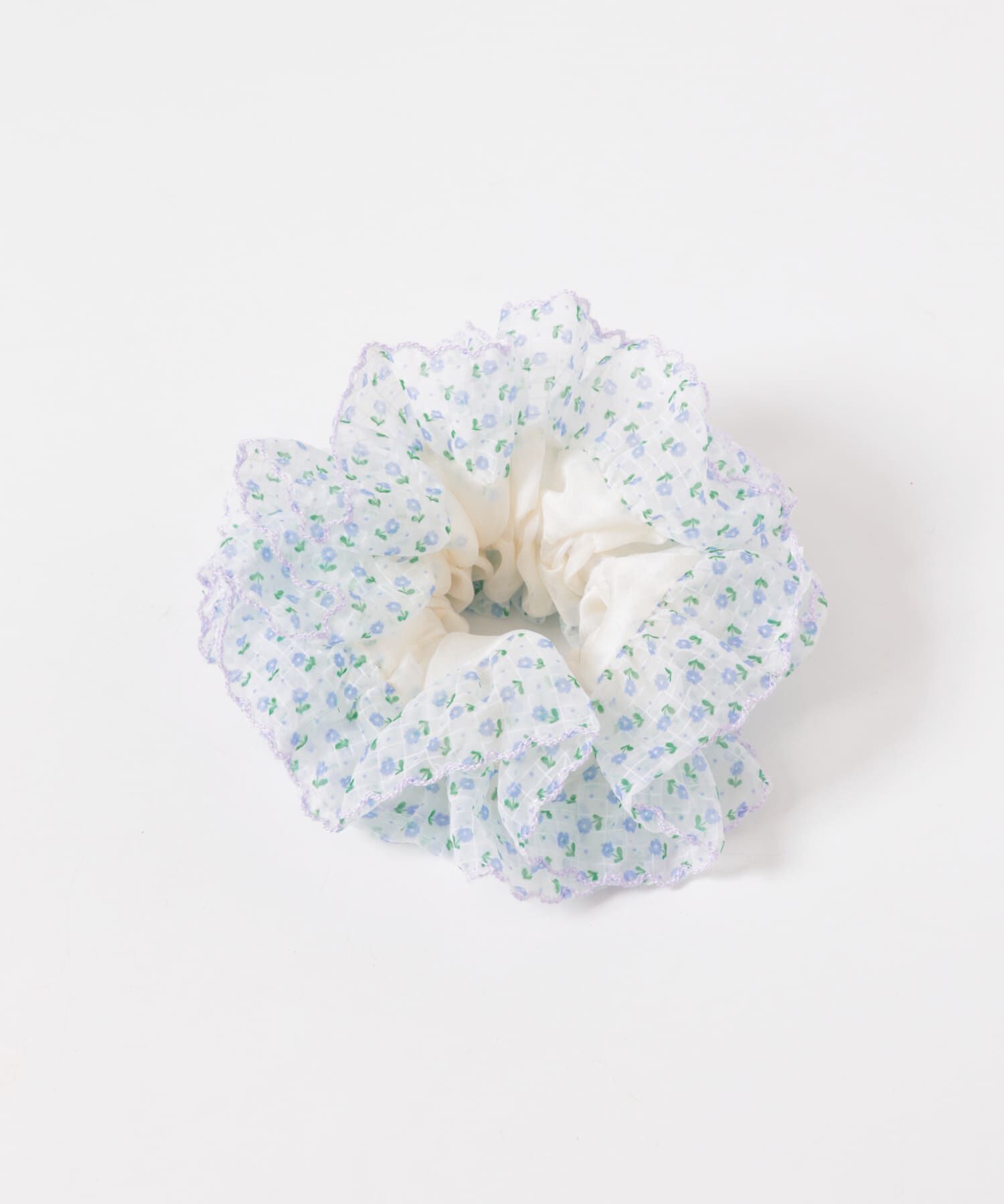 SMELLY「ミニフラワーシアーボリュームシュシュ」|ヘアゴム・シュシュ|