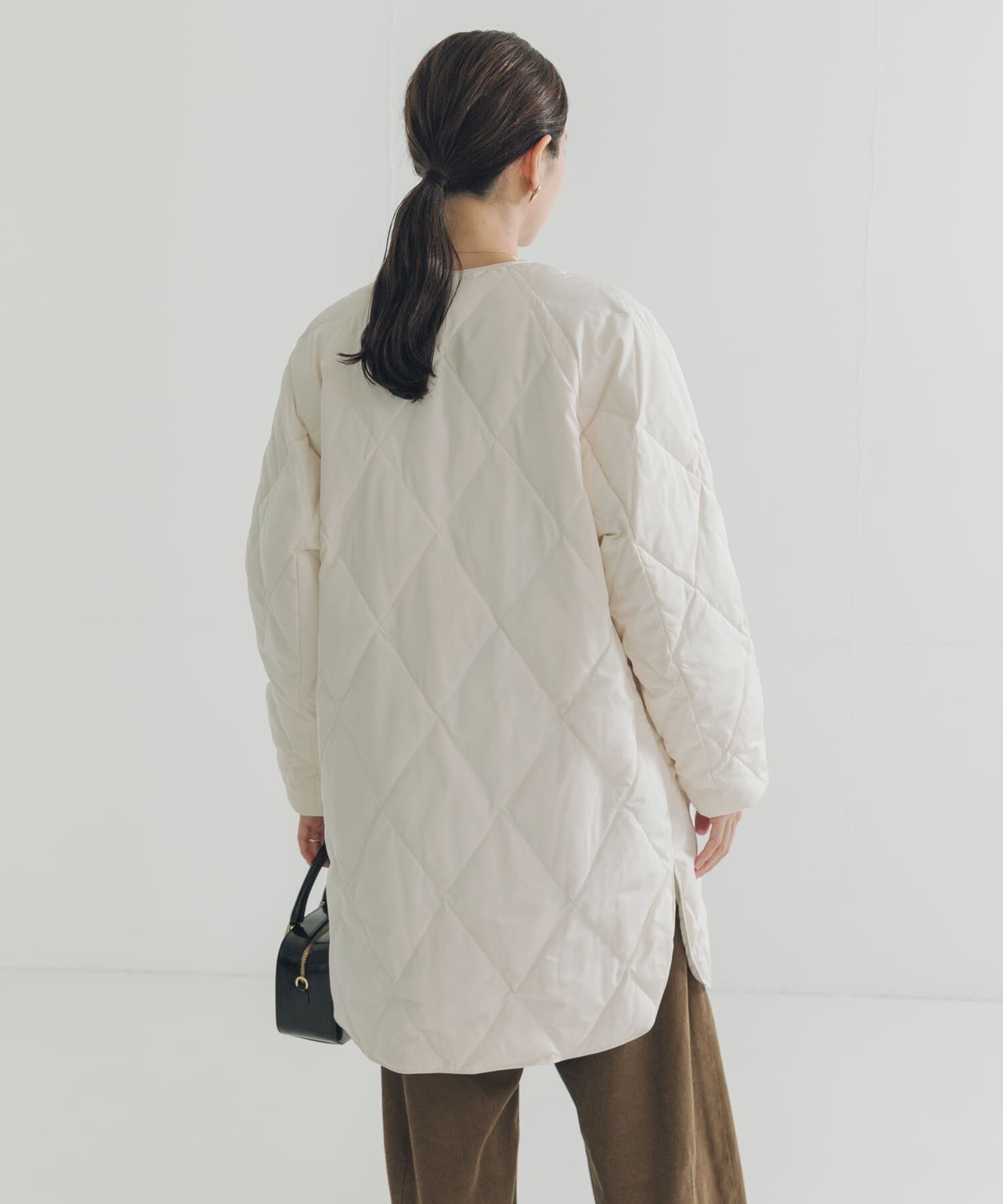 URBAN RESEARCH「『Sサイズ/WEB限定』コクーンキルティングロングダウン」|ダウン|